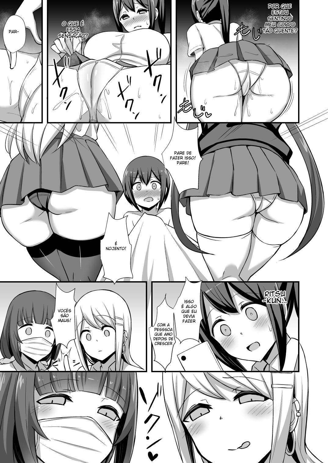 A Queda da Moralidade ~ Irmãozinho Roubado Por Duas Gyarus ~ - Page 14