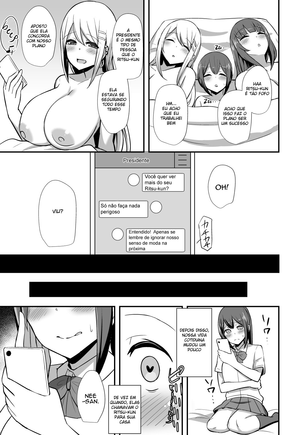 A Queda da Moralidade ~ Irmãozinho Roubado Por Duas Gyarus ~ - Page 32