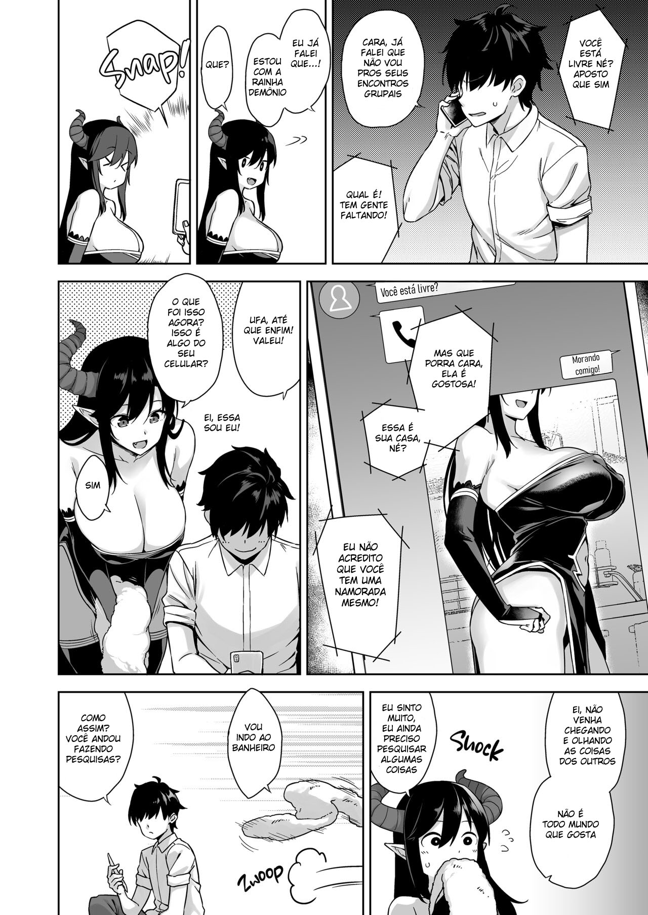 A Rainha Demônio Intrusa e Uma Vida de Sexo Intenso Sem Camisinha Ao Lado Dela - Page 23