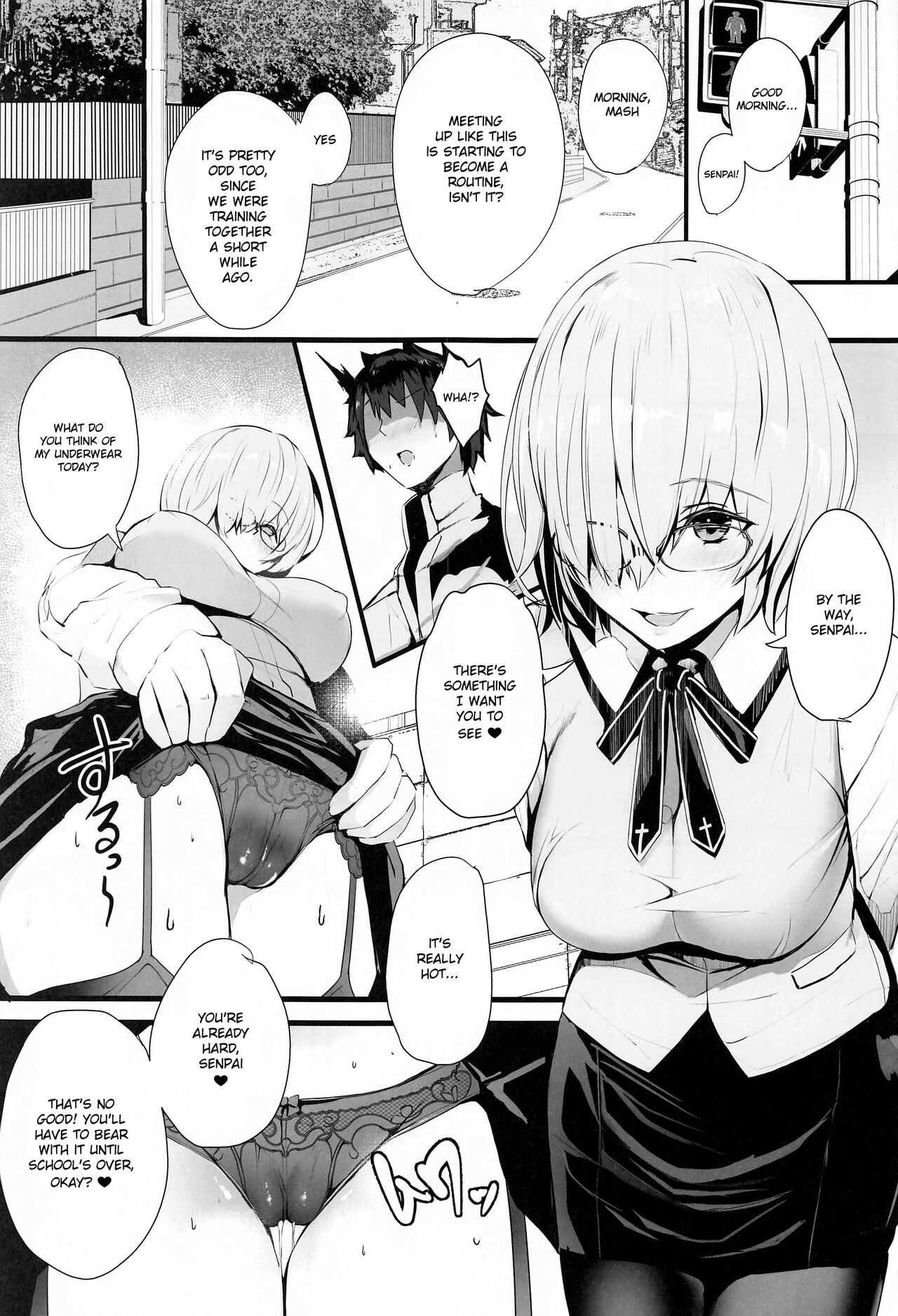 Mash to Koukou Seikatsu Daisanwa Suimin Ecchi Hen - Page 4
