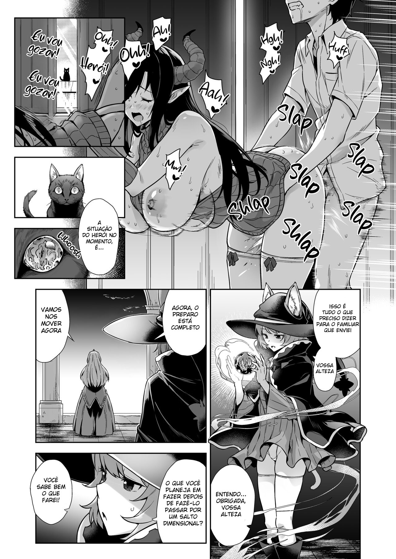 A Rainha Demônio Intrusa e Uma Vida de Sexo Intenso Sem Camisinha Ao Lado Dela - Page 42