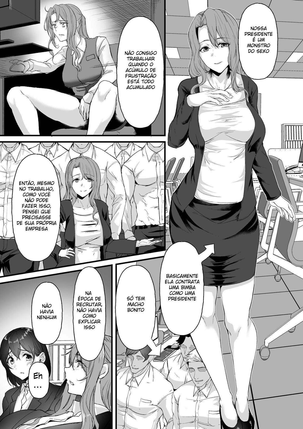 A Novata Que Entrou Numa Empresa Onde Só Tem Garotas Promíscuas!! - Page 21