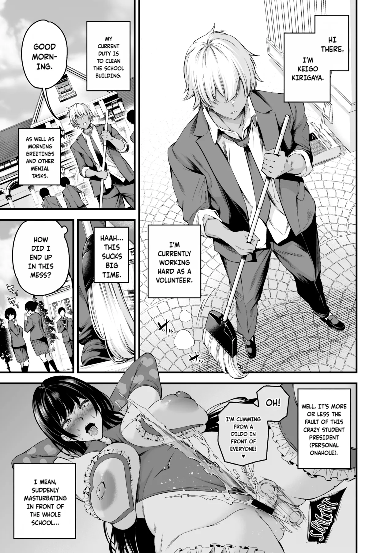 Shiramine Gakuen no Mesubuta Rijichou Zenpen - Page 2
