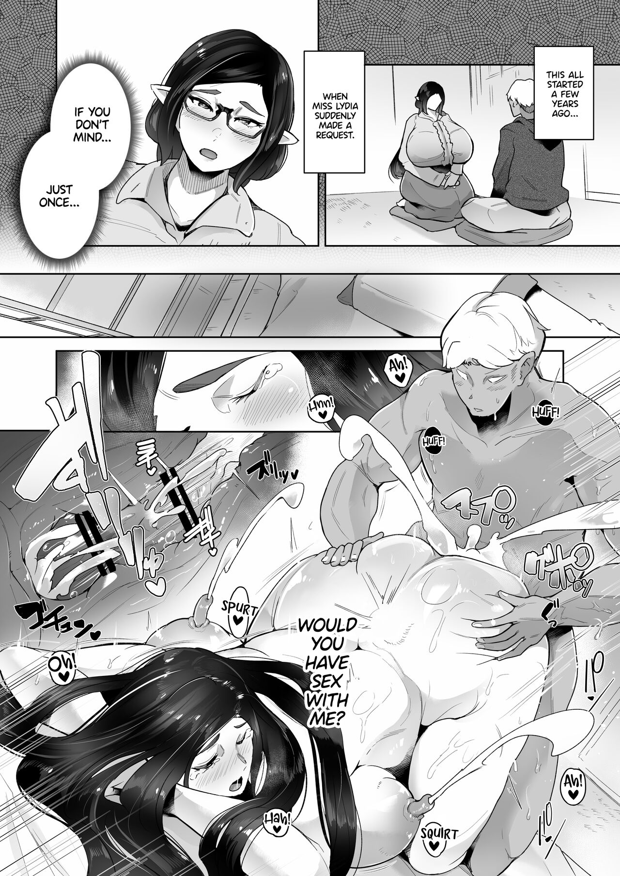 Mucchiri Dekachichi Elf no Oba-san to Ano Hi Kawashita Sukebe de Ecchi na Yakusoku - Page 7