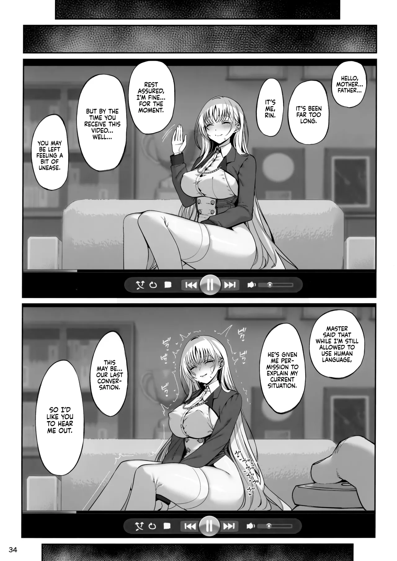 Taisetsu ni Ningen Toshite Sodate te Itadaita no ni Onaho de Gomennasai Junbigou | Despite Being Diligently Raised as a Human, Apologies, But I’ve Become An Onahole - Page 35