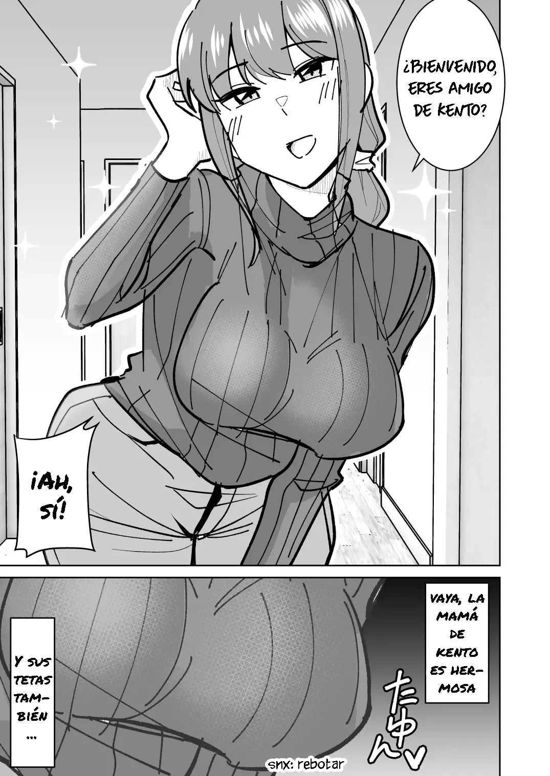 Tomodachi no Hahaoya o Honki de Netoru Hanashi | Historia de Cómo Tuve Sexo con la Madre de mi Amigo - Page 4