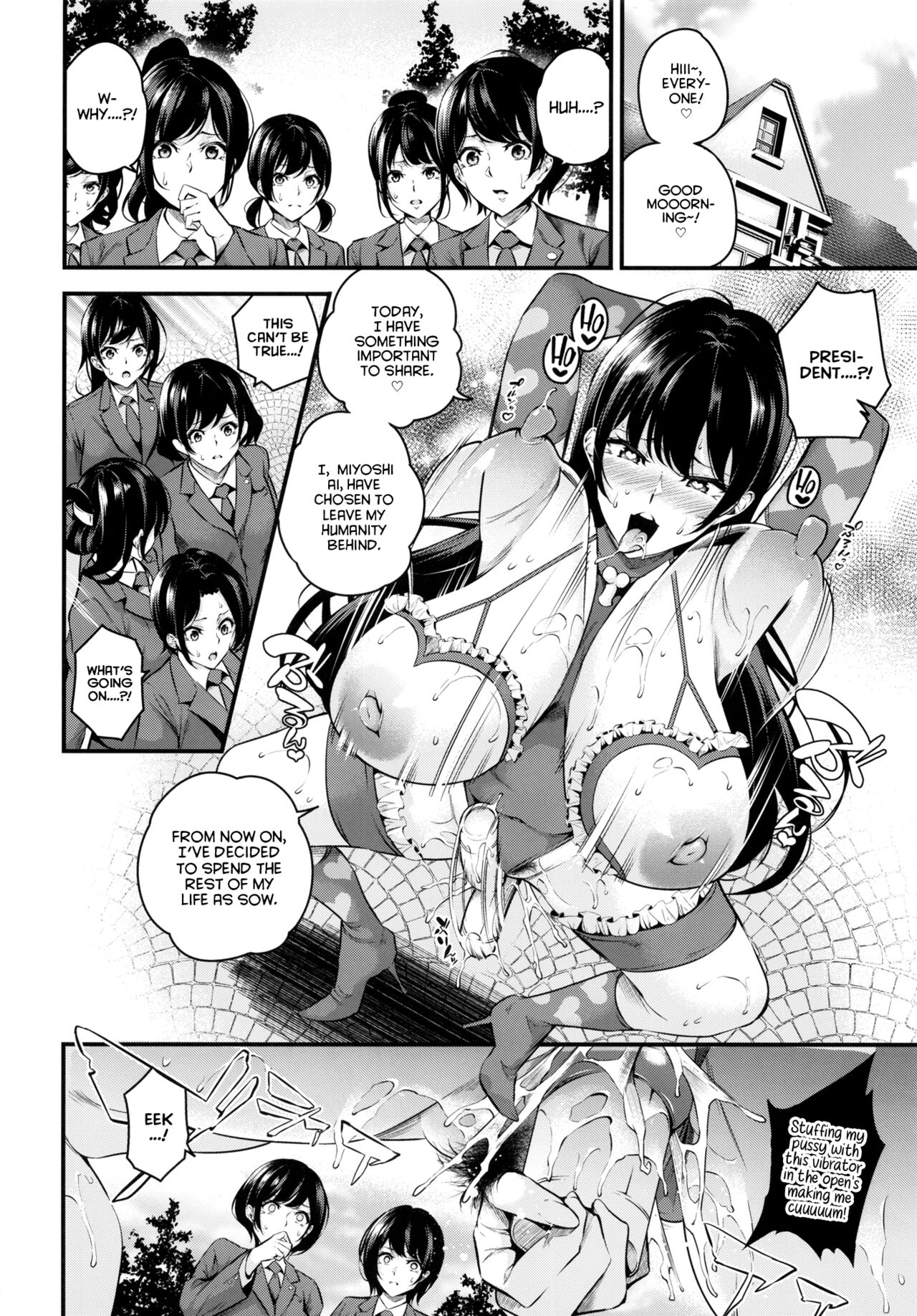Shiramine Gakuen no Mesubuta Kaichou - Page 44