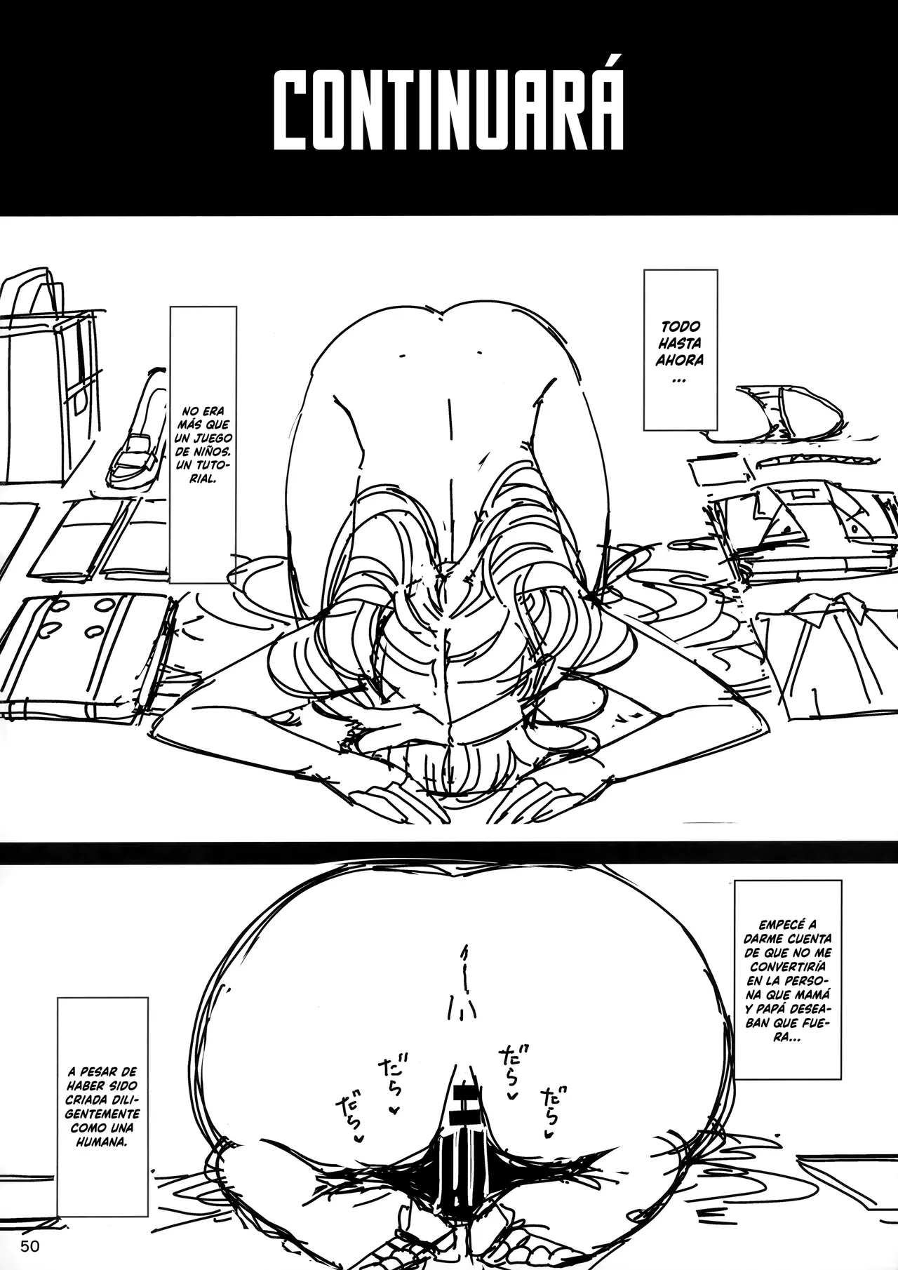 Taisetsu ni Ningen Toshite Sodate te Itadaita no ni Onaho de Gomennasai Junbigou｜A Pesar de Haber Sido Criada con Esmero como Humana, Lo Siento, Pero me he Convertido en Una Onahole - Page 51