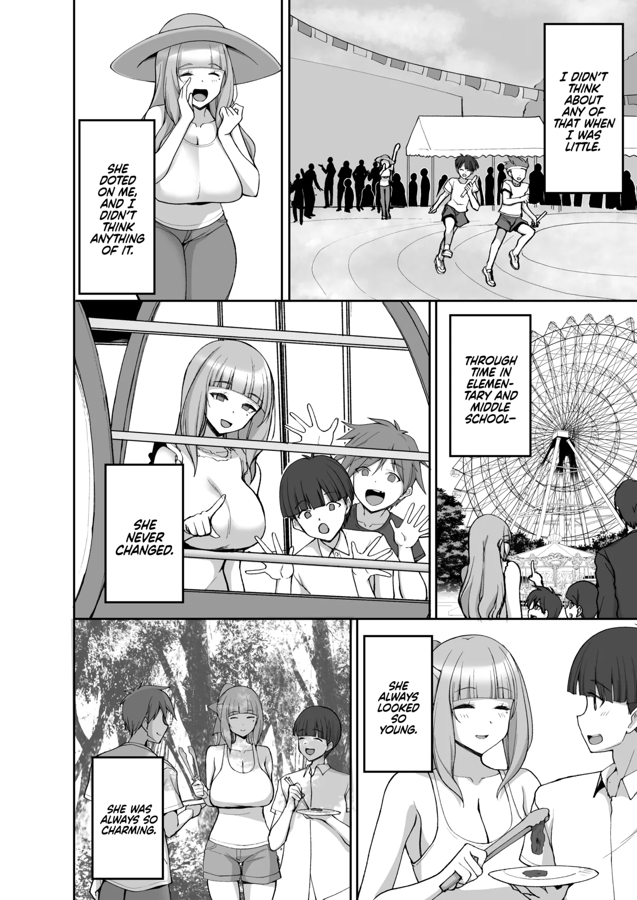 Hatsukoi no Bakunyuu Tomo Mama ga Yasashiku Sei no Tehodoki o Shitekureru Hanashi | Learning About Sex From My Friend’s Mom - Page 3