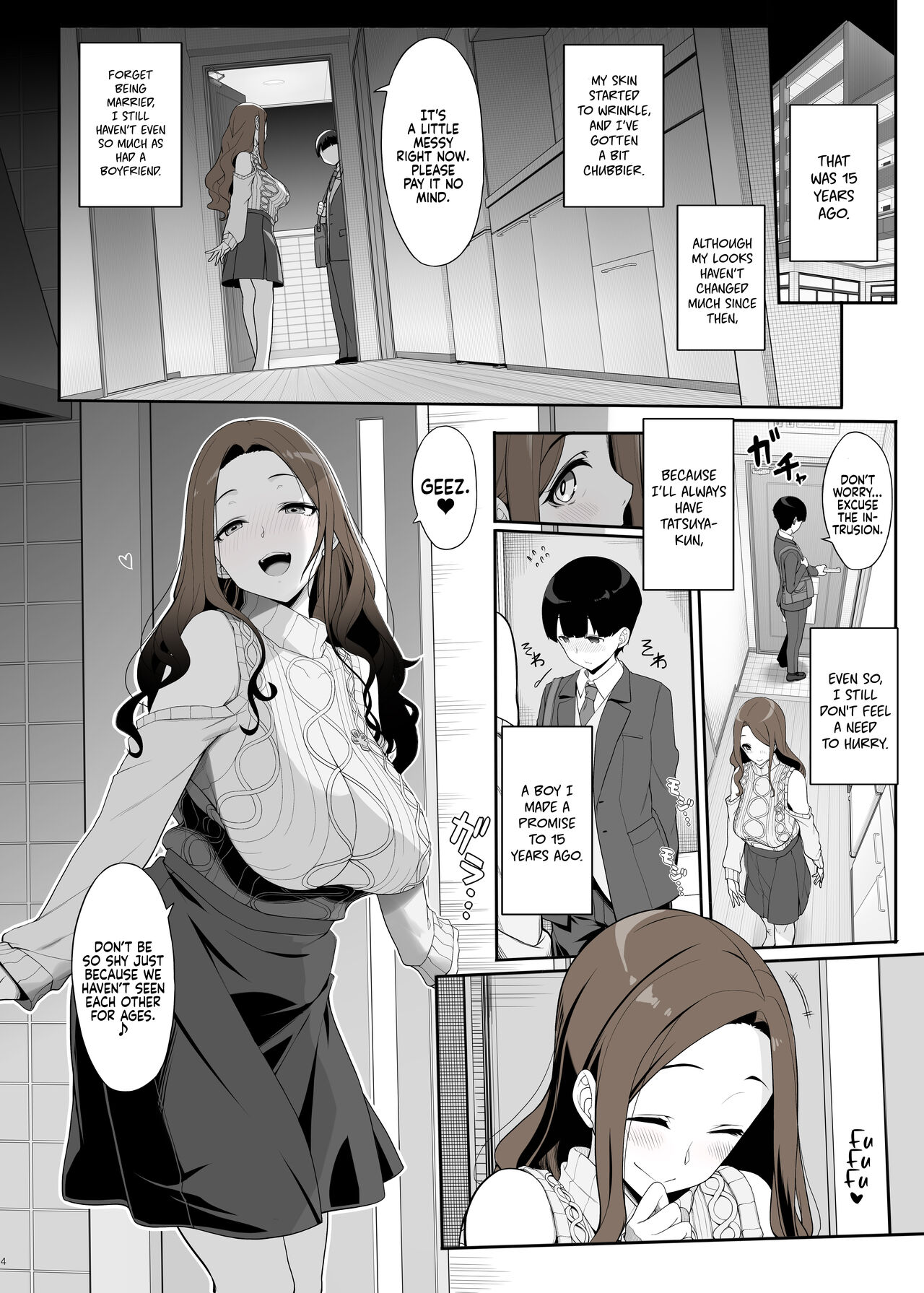 Ichizu na Onee-san to Saikaishitara Dosukebe Kyuukonsarete Sex Tsukeninaru Hanashi - Page 3