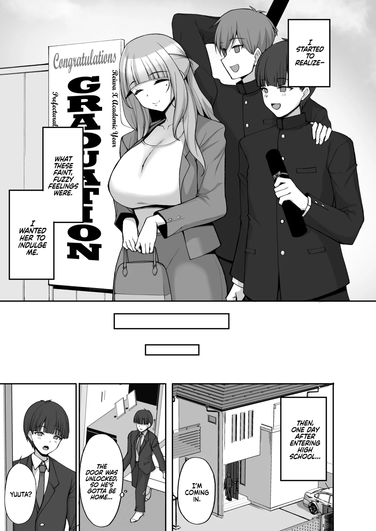 Hatsukoi no Bakunyuu Tomo Mama ga Yasashiku Sei no Tehodoki o Shitekureru Hanashi | Learning About Sex From My Friend’s Mom - Page 4
