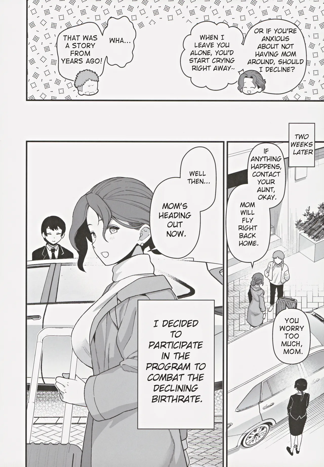 Shoushika Taisaku Partnership ni Erabarete Shimatta Haha to Osu | A Mother And A Stranger Male Chosen As Partners To Counter The Declining Birthrate - Page 5