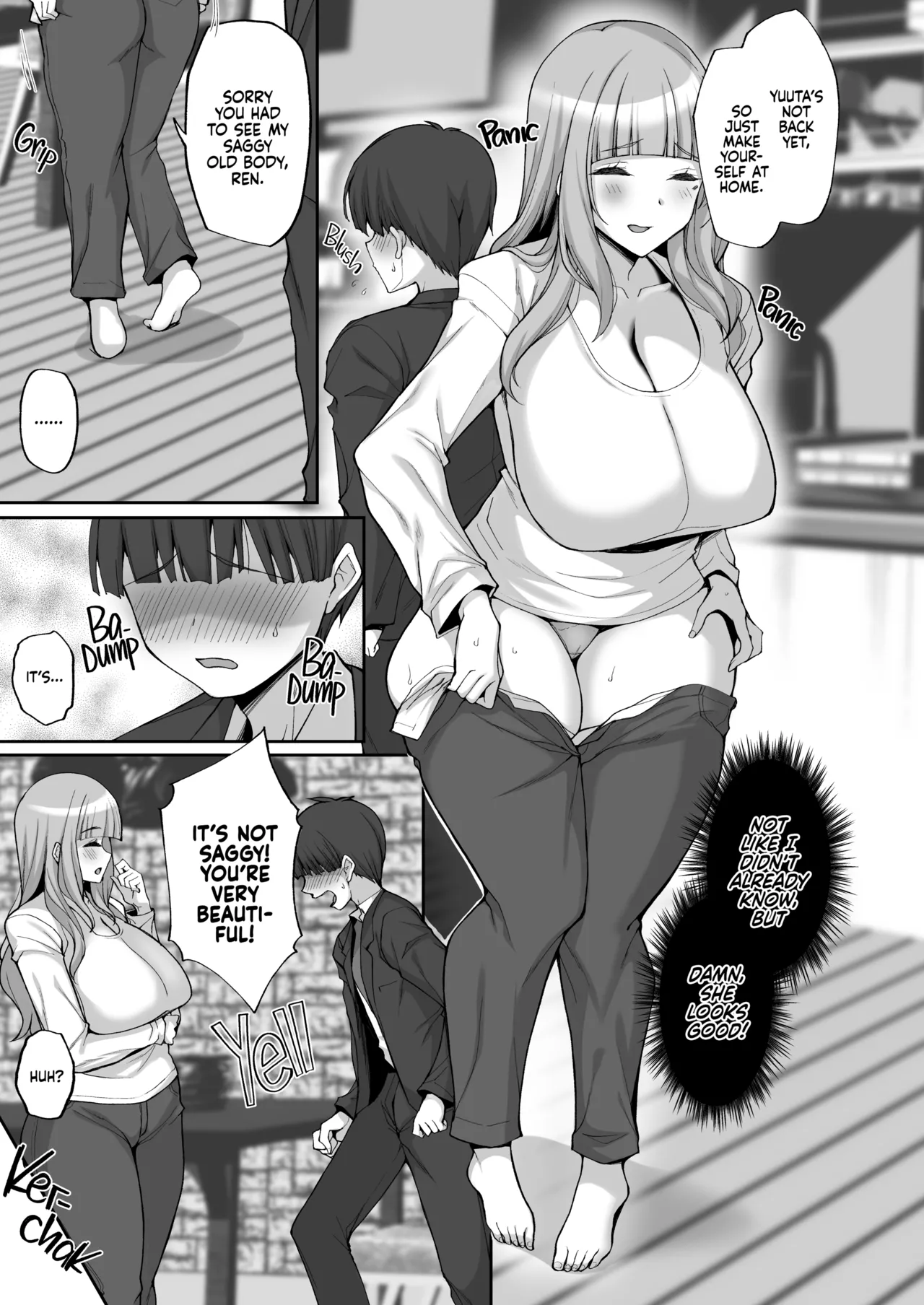 Hatsukoi no Bakunyuu Tomo Mama ga Yasashiku Sei no Tehodoki o Shitekureru Hanashi | Learning About Sex From My Friend’s Mom - Page 6