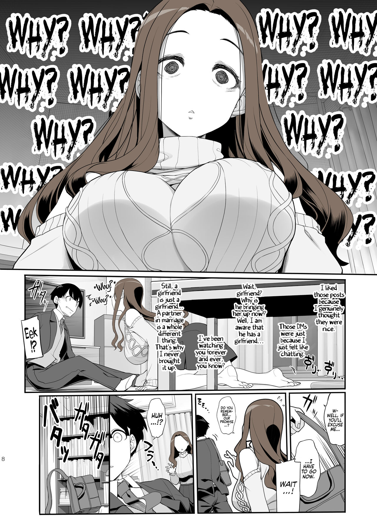Ichizu na Onee-san to Saikaishitara Dosukebe Kyuukonsarete Sex Tsukeninaru Hanashi - Page 7