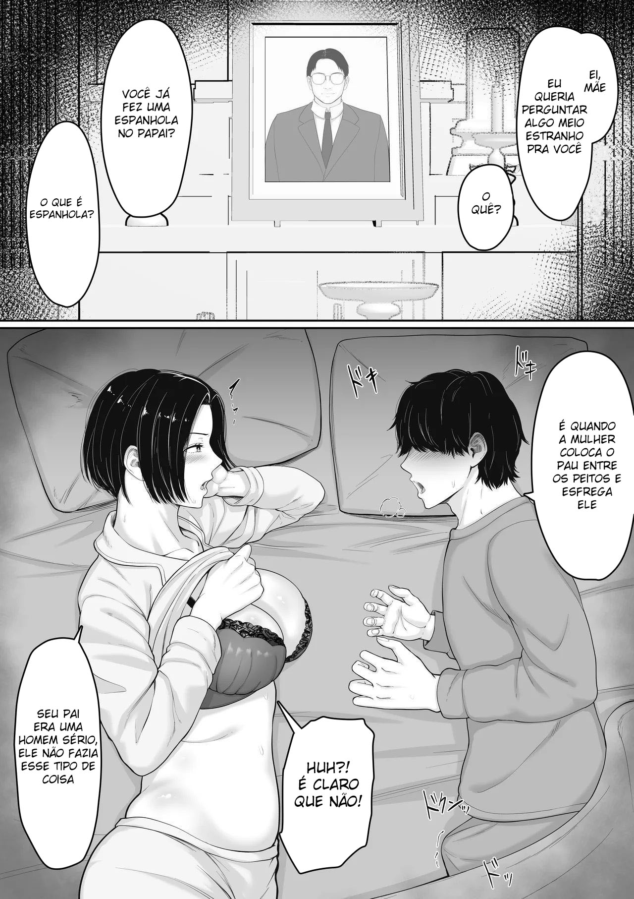 Uma História Sobre Como Eu, um Desempregado Que Sempre Brigava com Minha Mãe Corajosa Acabei Gozando Dentro Dela - Page 10