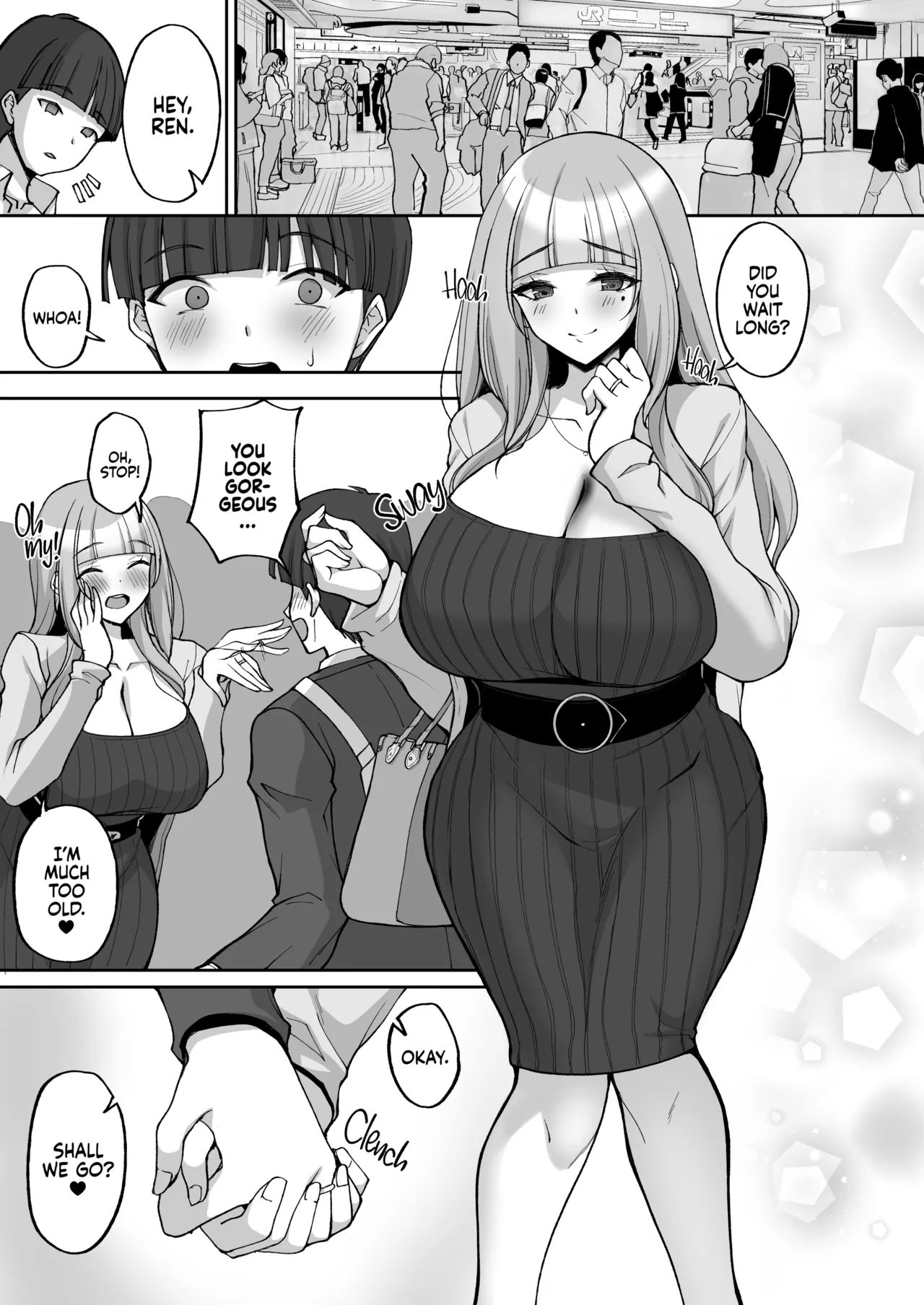 Hatsukoi no Bakunyuu Tomo Mama ga Yasashiku Sei no Tehodoki o Shitekureru Hanashi | Learning About Sex From My Friend’s Mom - Page 26