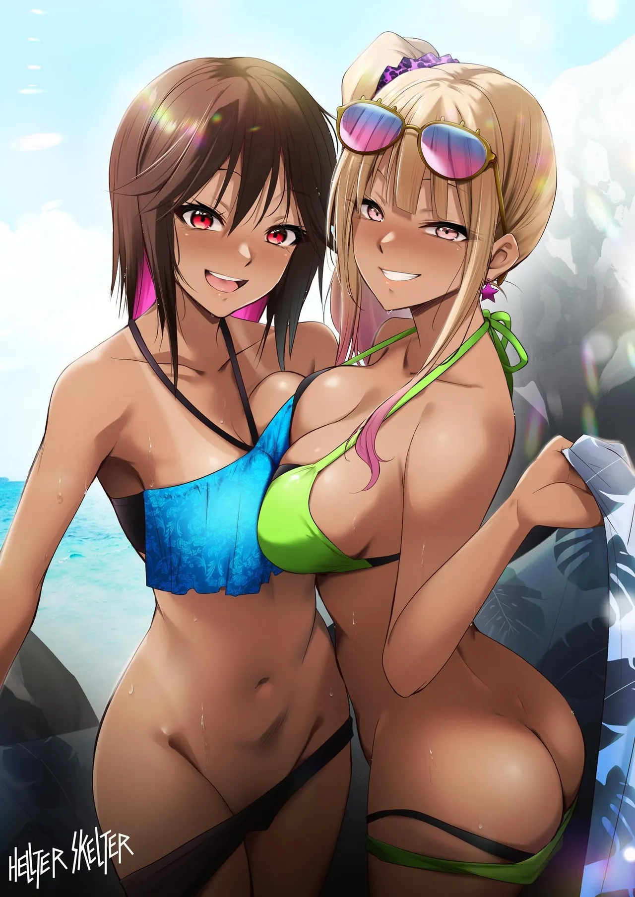 Umi no Ie de Baito shitetara Kuro Gyaru Doukyuusei ni Gyaku Nan sarete Asedaku Doutei Sotsugyou shita Natsu no Hi - Page 35