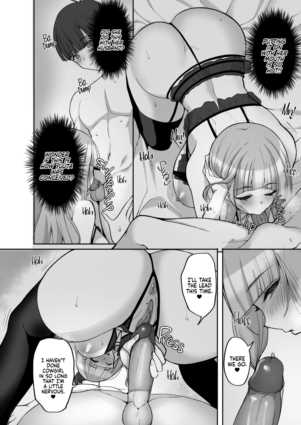 Hatsukoi no Bakunyuu Tomo Mama ga Yasashiku Sei no Tehodoki o Shitekureru Hanashi | Learning About Sex From My Friend’s Mom - Page 47