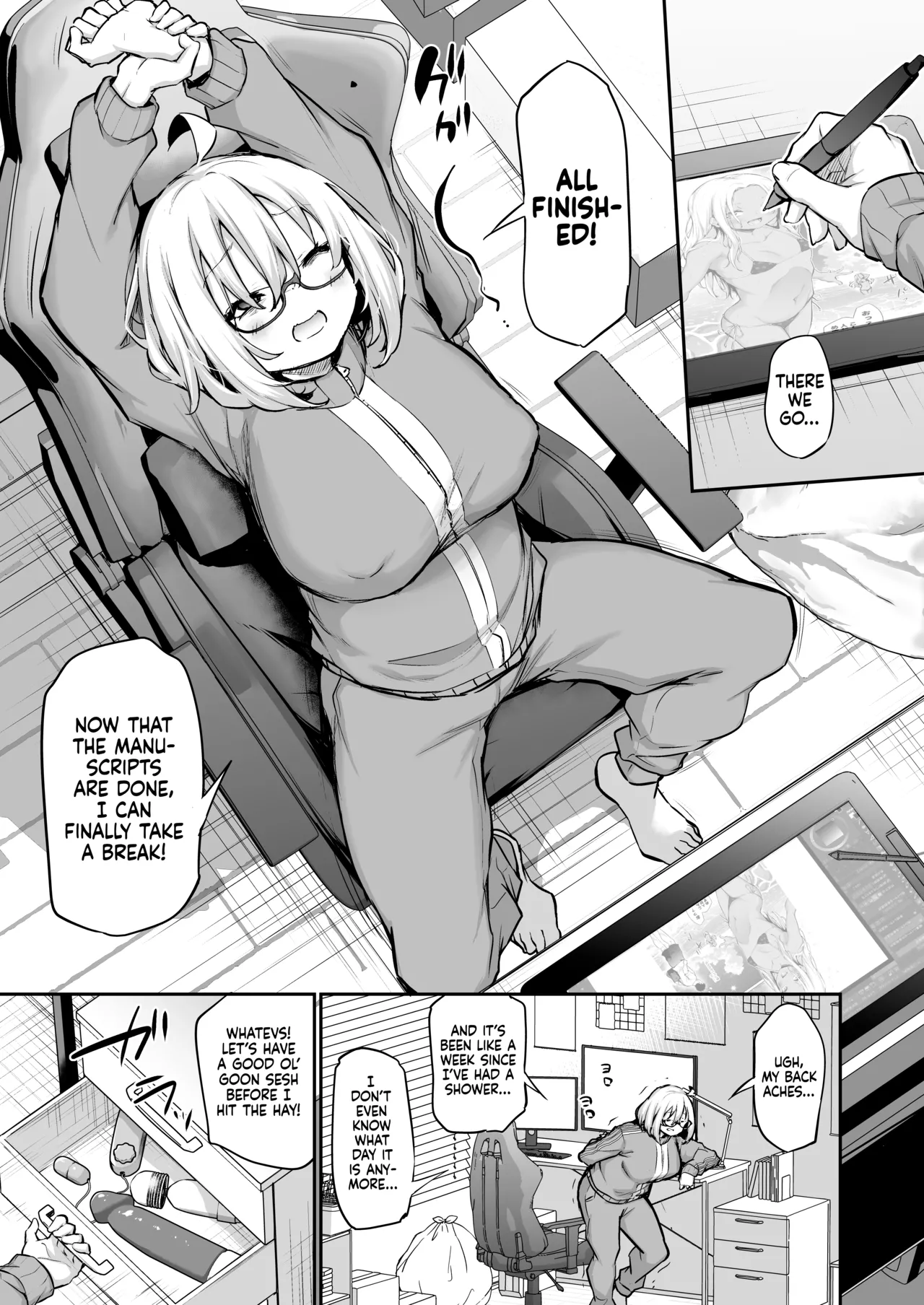 Furo Kyan Inkya Onna, Hatsu Kareshi Chinpo de Mesu ni Naru - Page 2