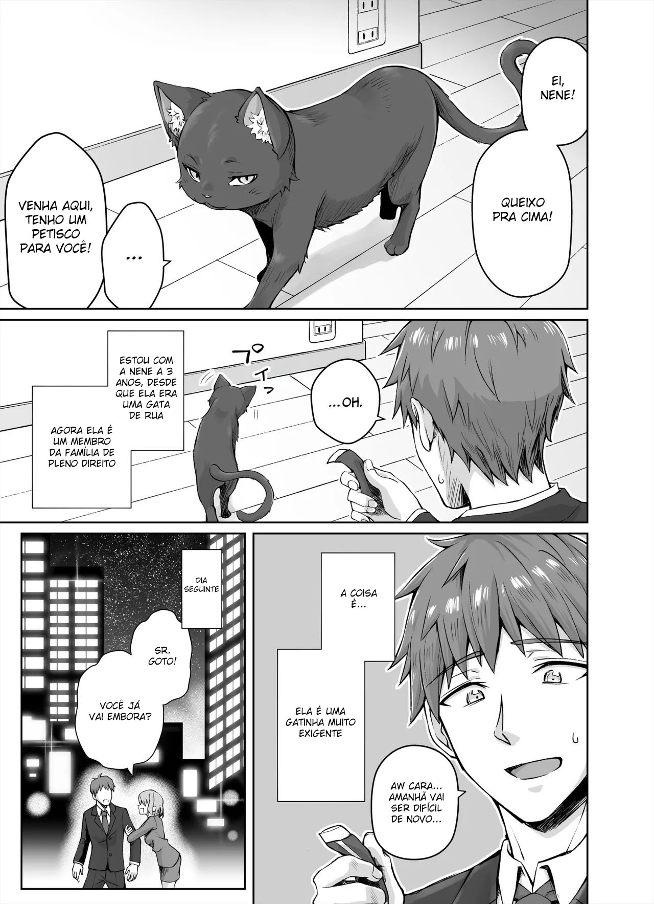 A História Sobre Minha Gata De Estimação Yandere Me Espremendo Até Secar - Page 2