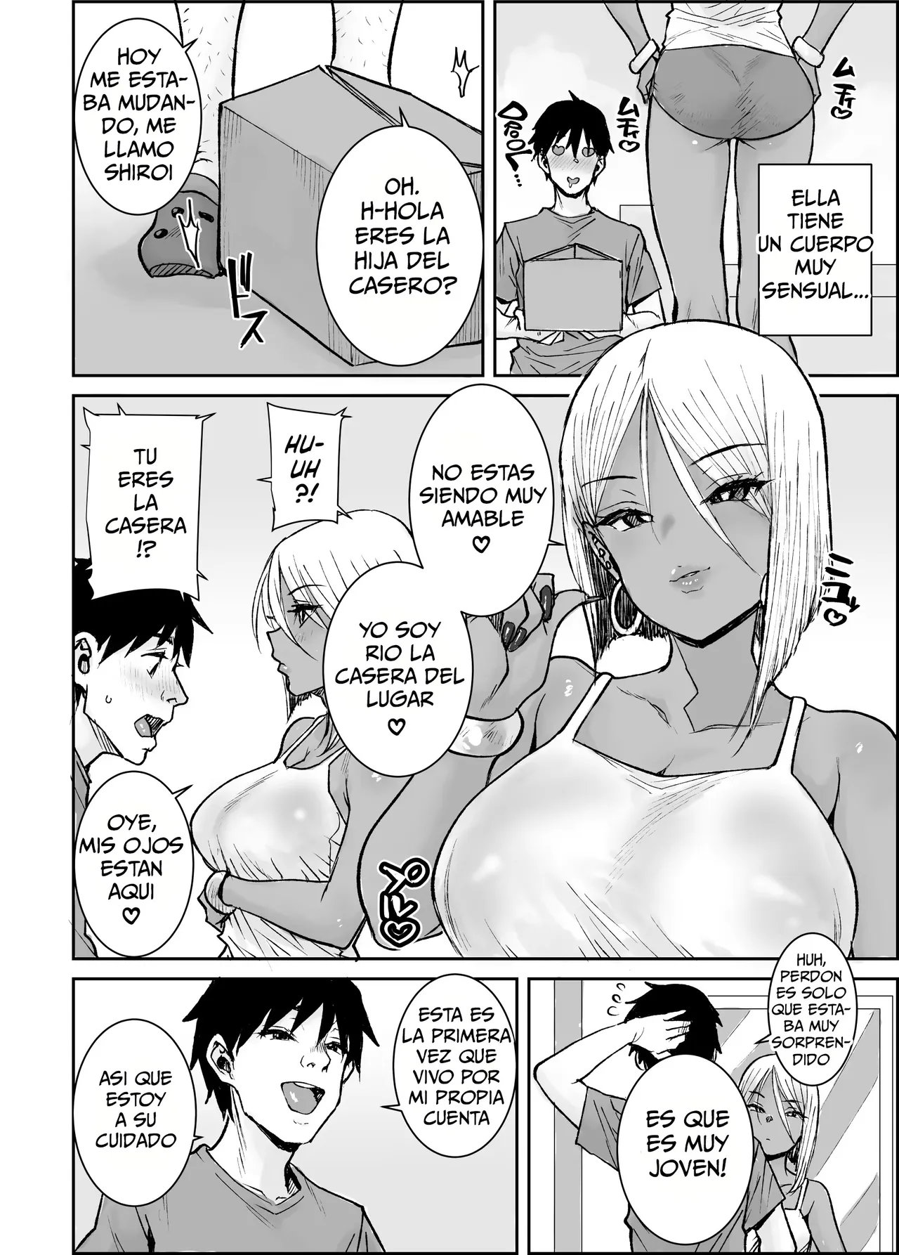Daigakusei no Ore, Kuro Gal Bijo Kanrinin-San (35) no Hageshii Kuiuchi Kijoui de Nama Nakadashi shaimashita｜Yo, Un Humilde Universitario, Me Cogí A Mi Casera, Que Es Una Gyaru De Piel Morena (De 35 Años) - Page 3