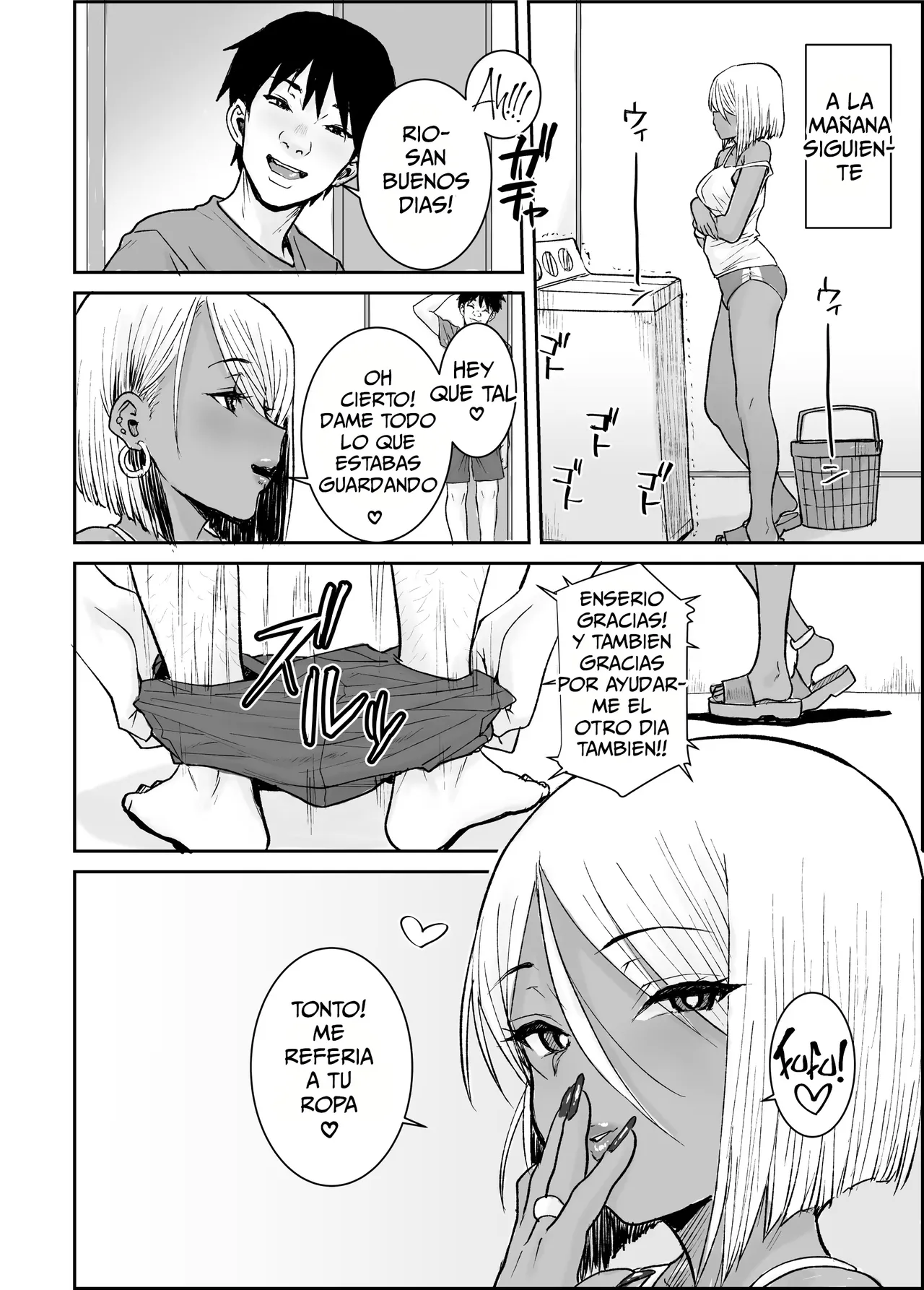 Daigakusei no Ore, Kuro Gal Bijo Kanrinin-San (35) no Hageshii Kuiuchi Kijoui de Nama Nakadashi shaimashita｜Yo, Un Humilde Universitario, Me Cogí A Mi Casera, Que Es Una Gyaru De Piel Morena (De 35 Años) - Page 33