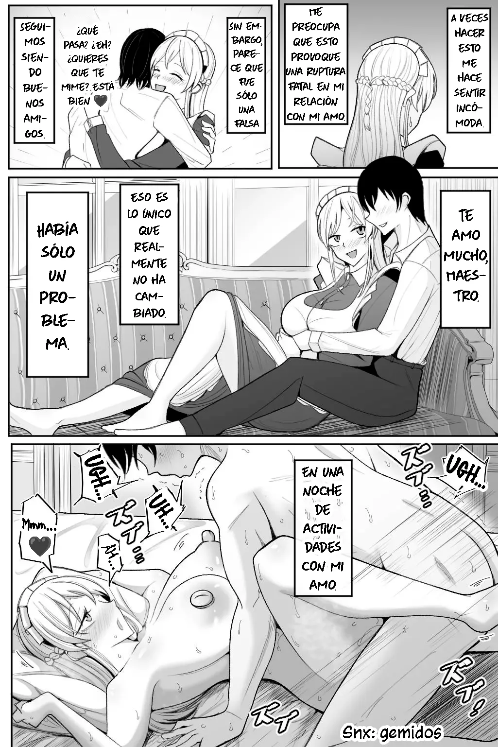 Boku no Maid no Netorase Douga｜El Video Netorase de Mi Criada - Page 35