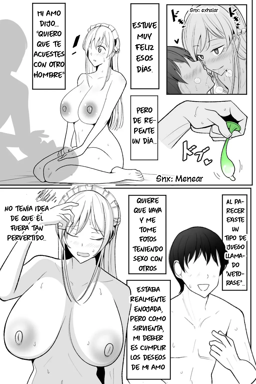 Boku no Maid no Netorase Douga｜El Video Netorase de Mi Criada - Page 4