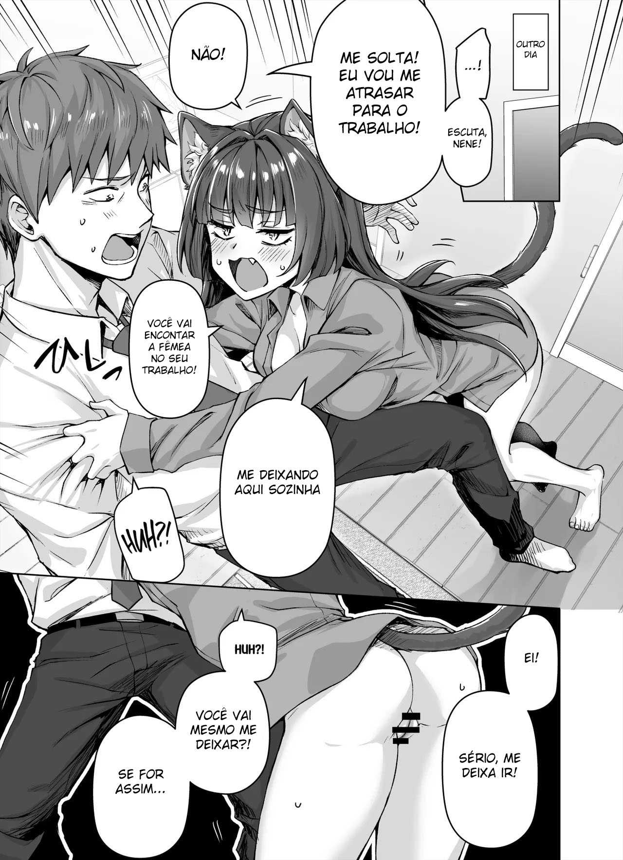 A História Sobre Minha Gata De Estimação Yandere Me Espremendo Até Secar - Page 57