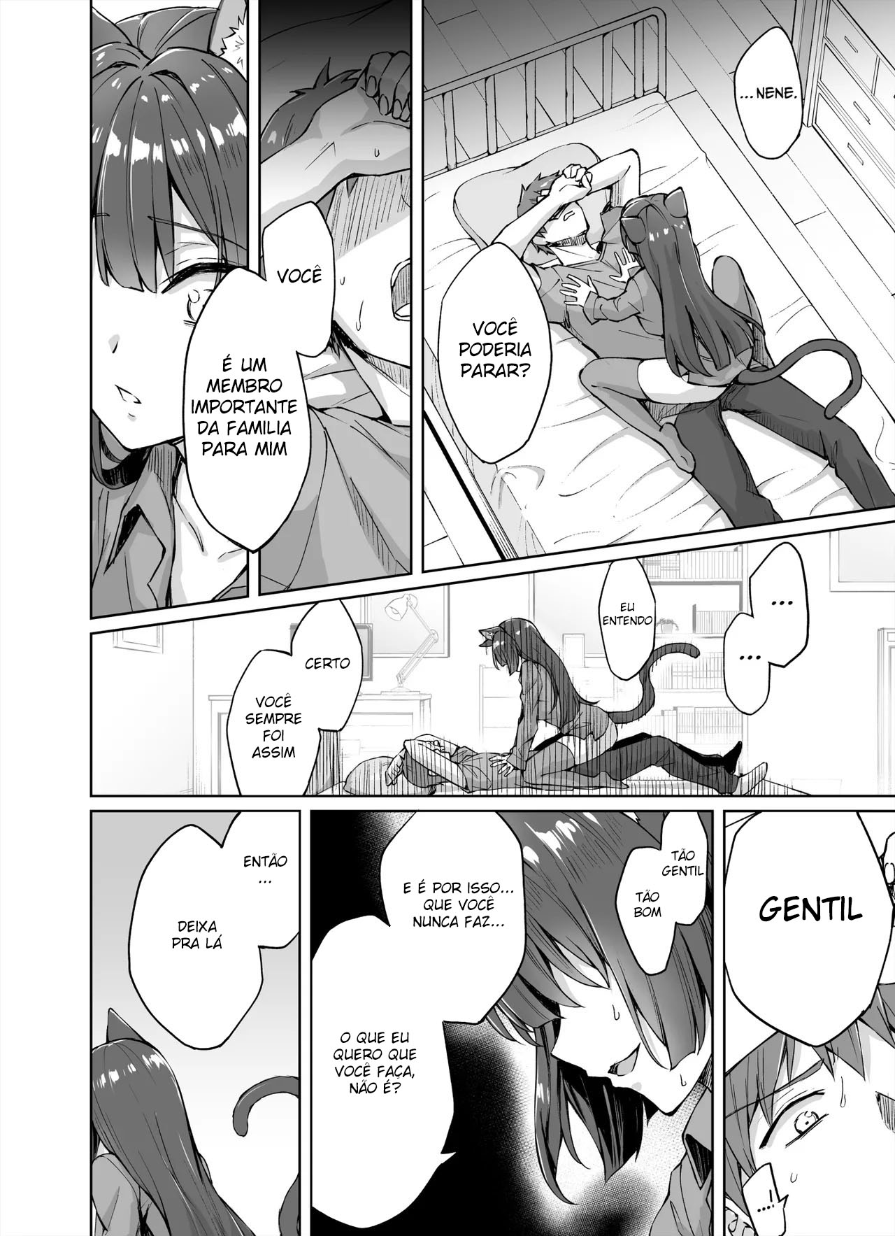 A História Sobre Minha Gata De Estimação Yandere Me Espremendo Até Secar - Page 9