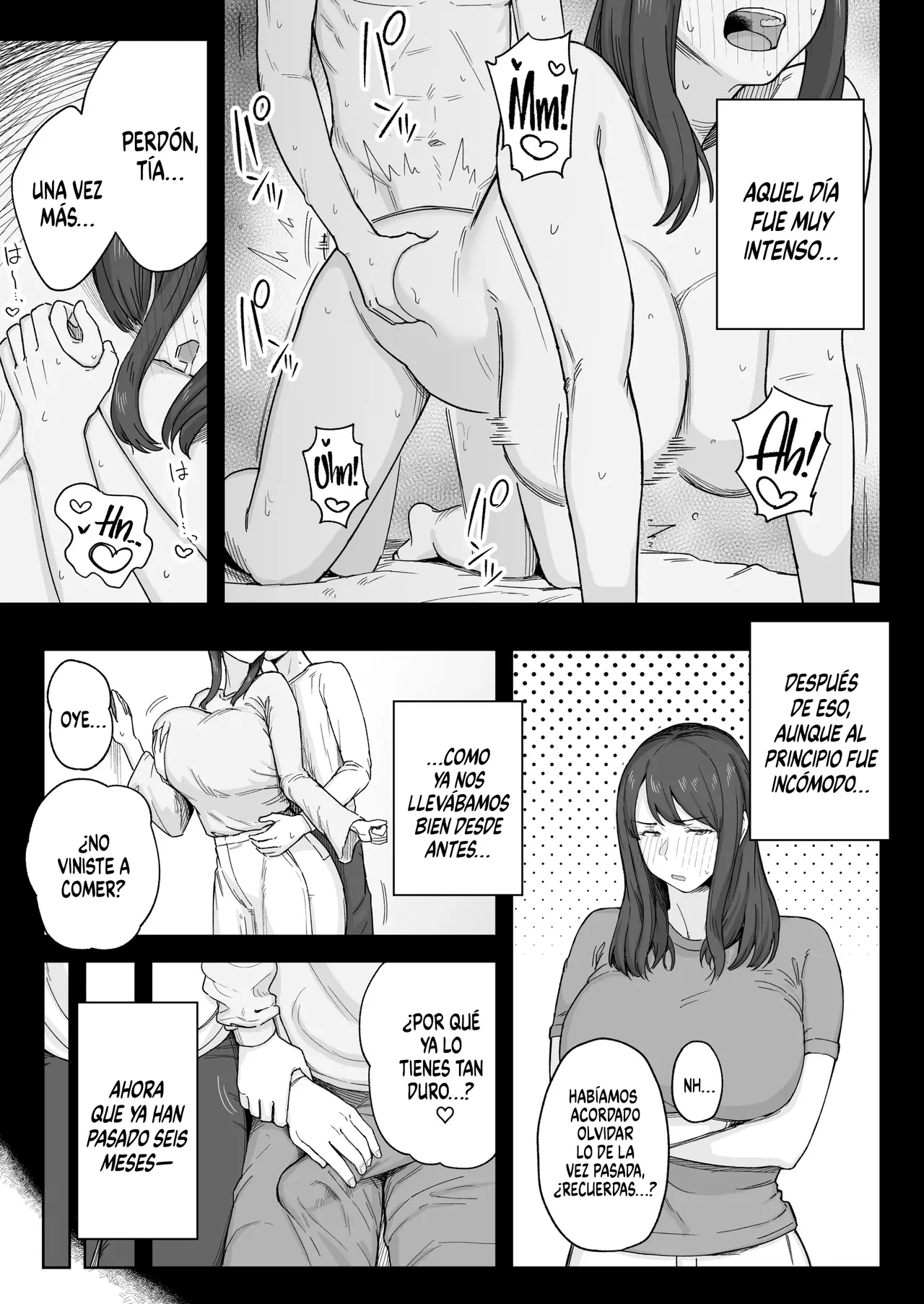 Yuuhan no Ato wa Oba-chan to…｜Con mi Tía, Después de la Cena… - Page 10