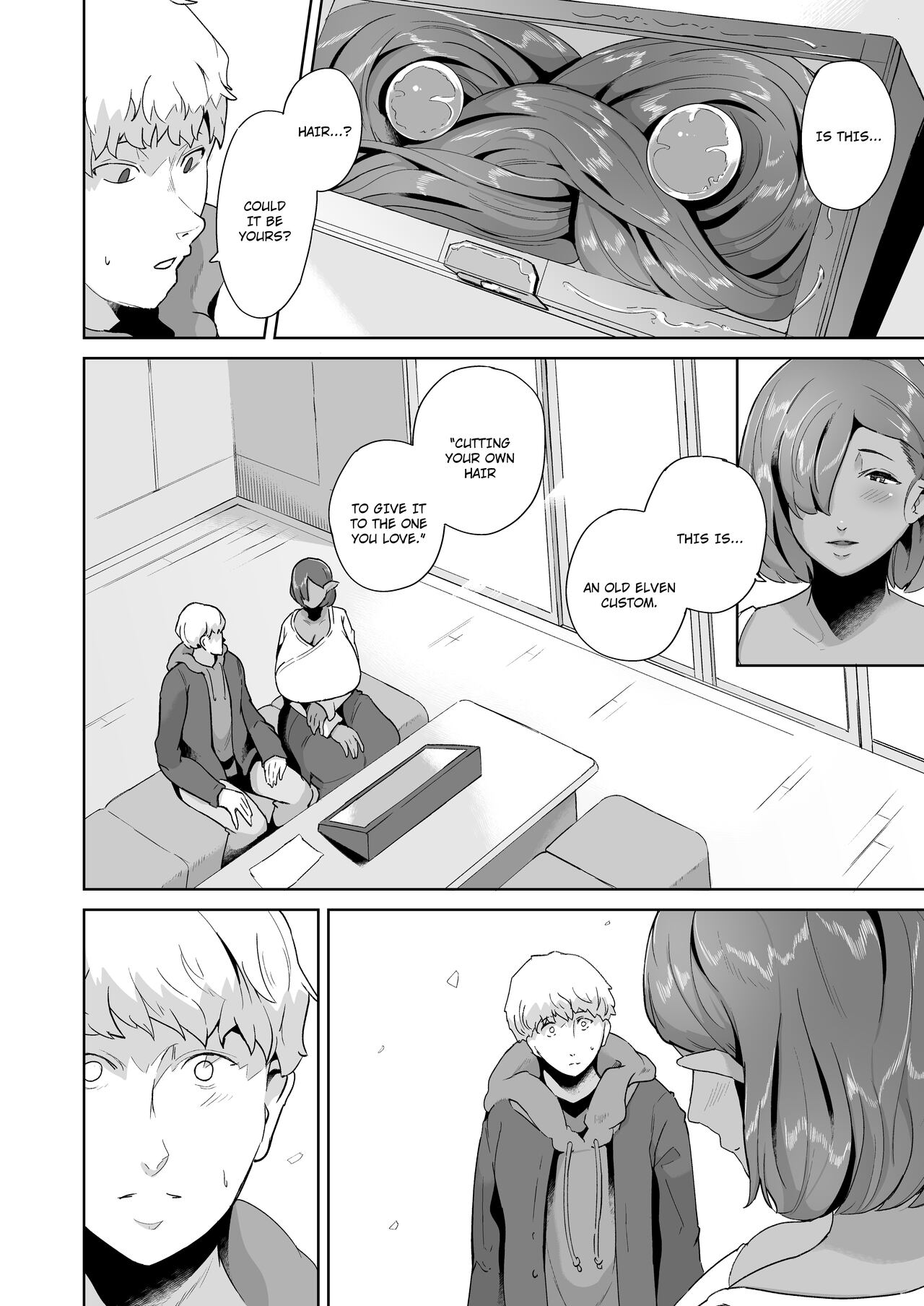 Mucchiri Dekachichi Dark Elf no Oba-san to Icha Love Fudeoroshi Seikatsu - Page 43