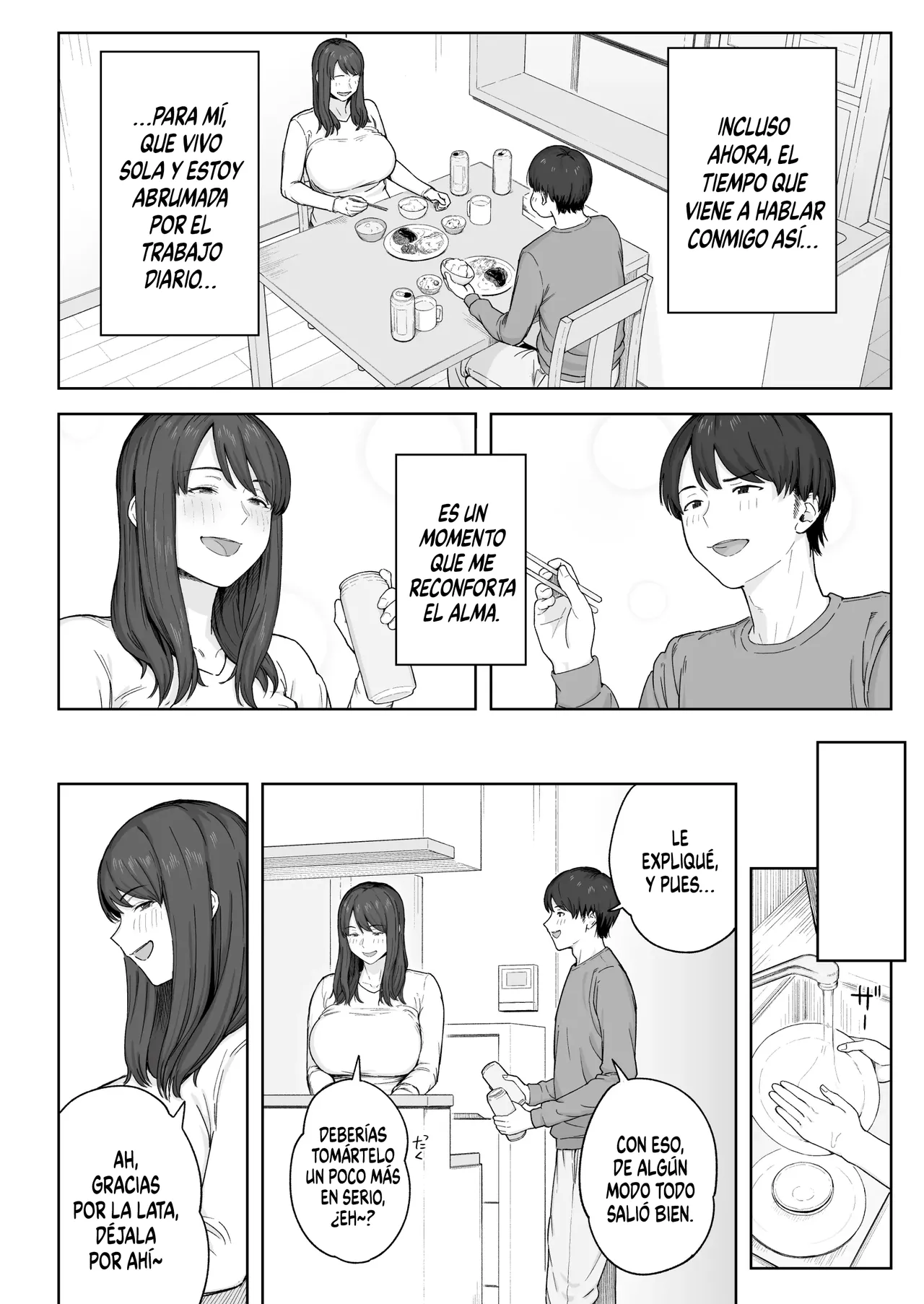 Yuuhan no Ato wa Oba-chan to…｜Con mi Tía, Después de la Cena… - Page 5