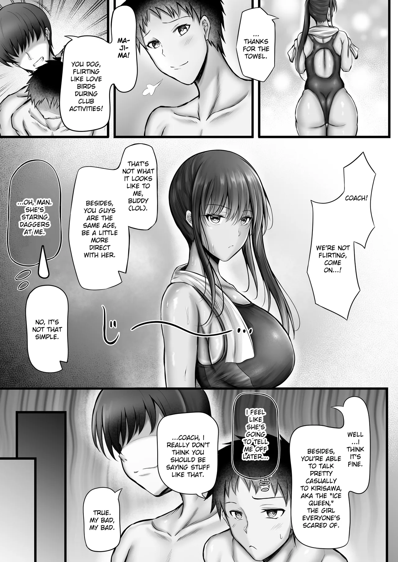 Suiei-bu na Cool na Kanojo ga Netorareru Made - Page 9