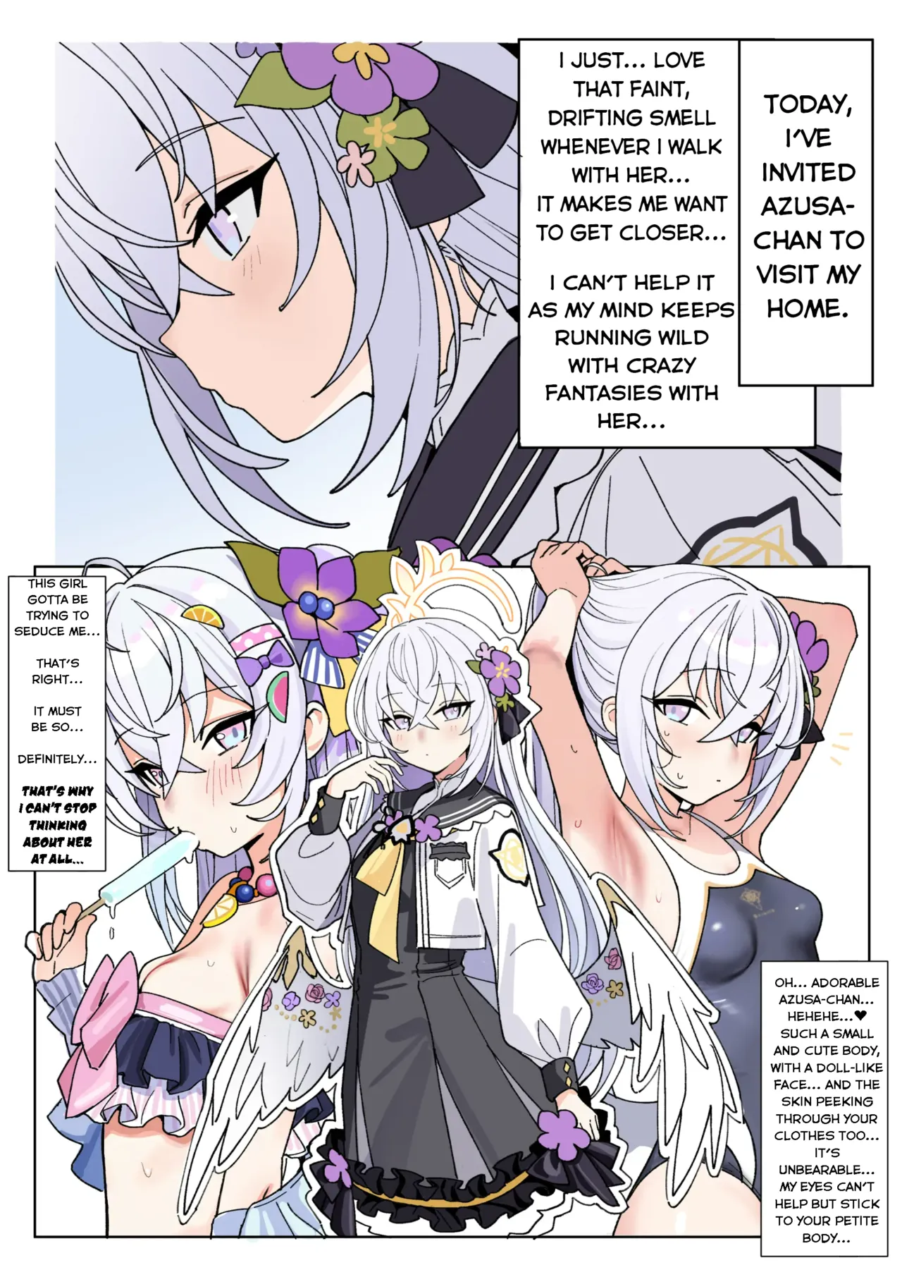 Hakudaku Tenshi to no, Torokeru You na Joukou - Page 3
