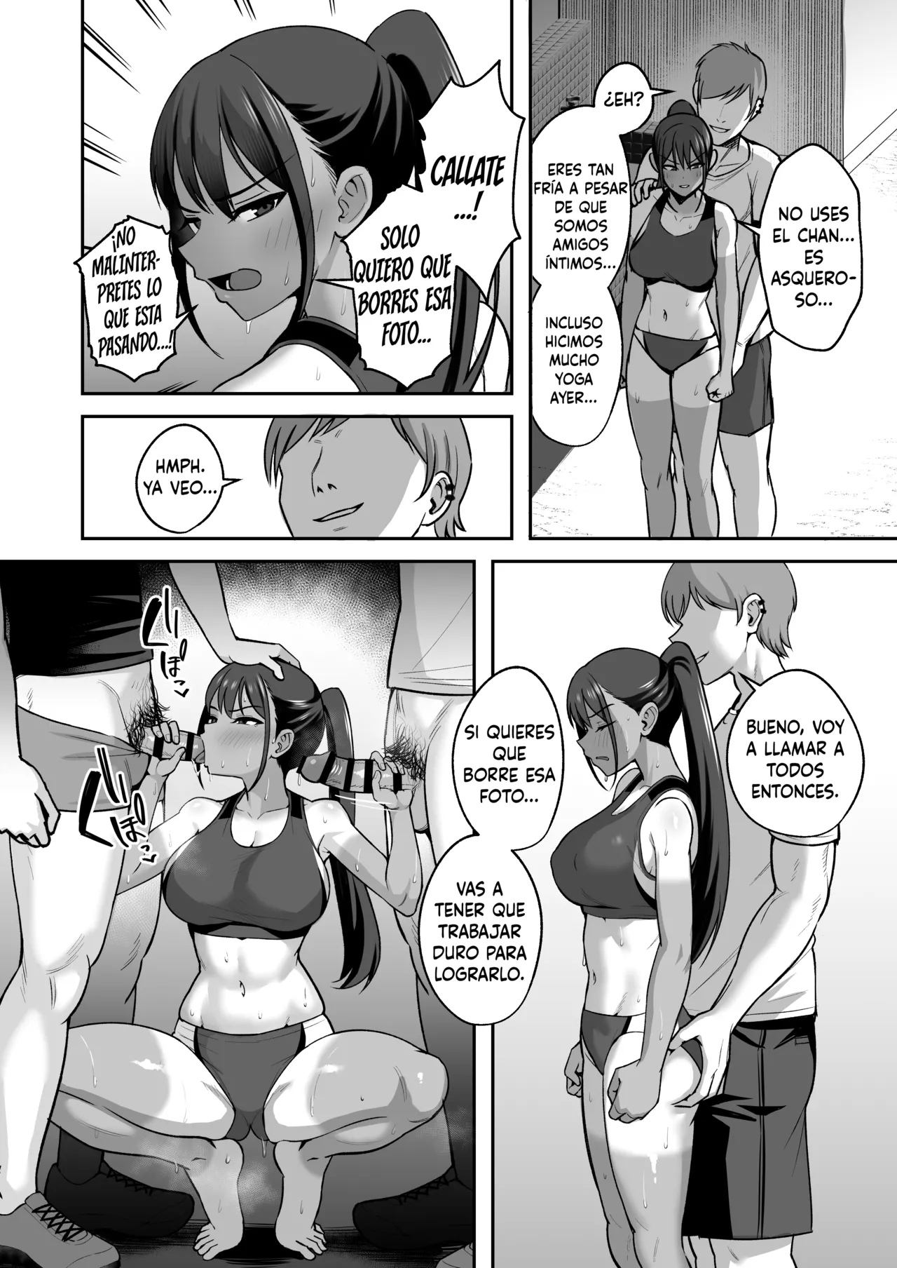 Rikujoubu Buchou, Yankee-tachi ni Otosareru | La Capitana del Club de Atletismo es Sometida por un Grupo de Delinquentes - Page 18