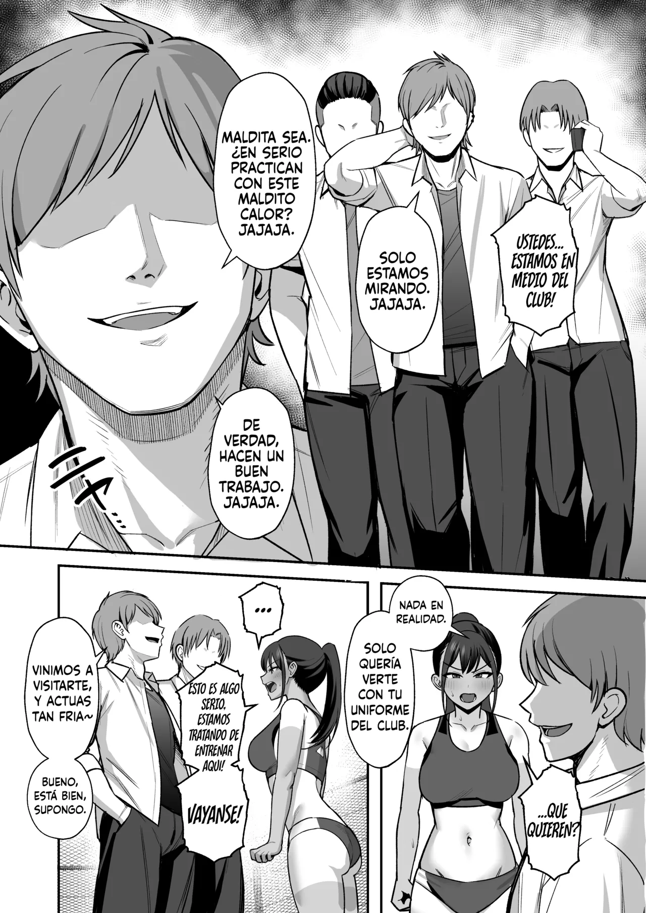 Rikujoubu Buchou, Yankee-tachi ni Otosareru | La Capitana del Club de Atletismo es Sometida por un Grupo de Delinquentes - Page 4