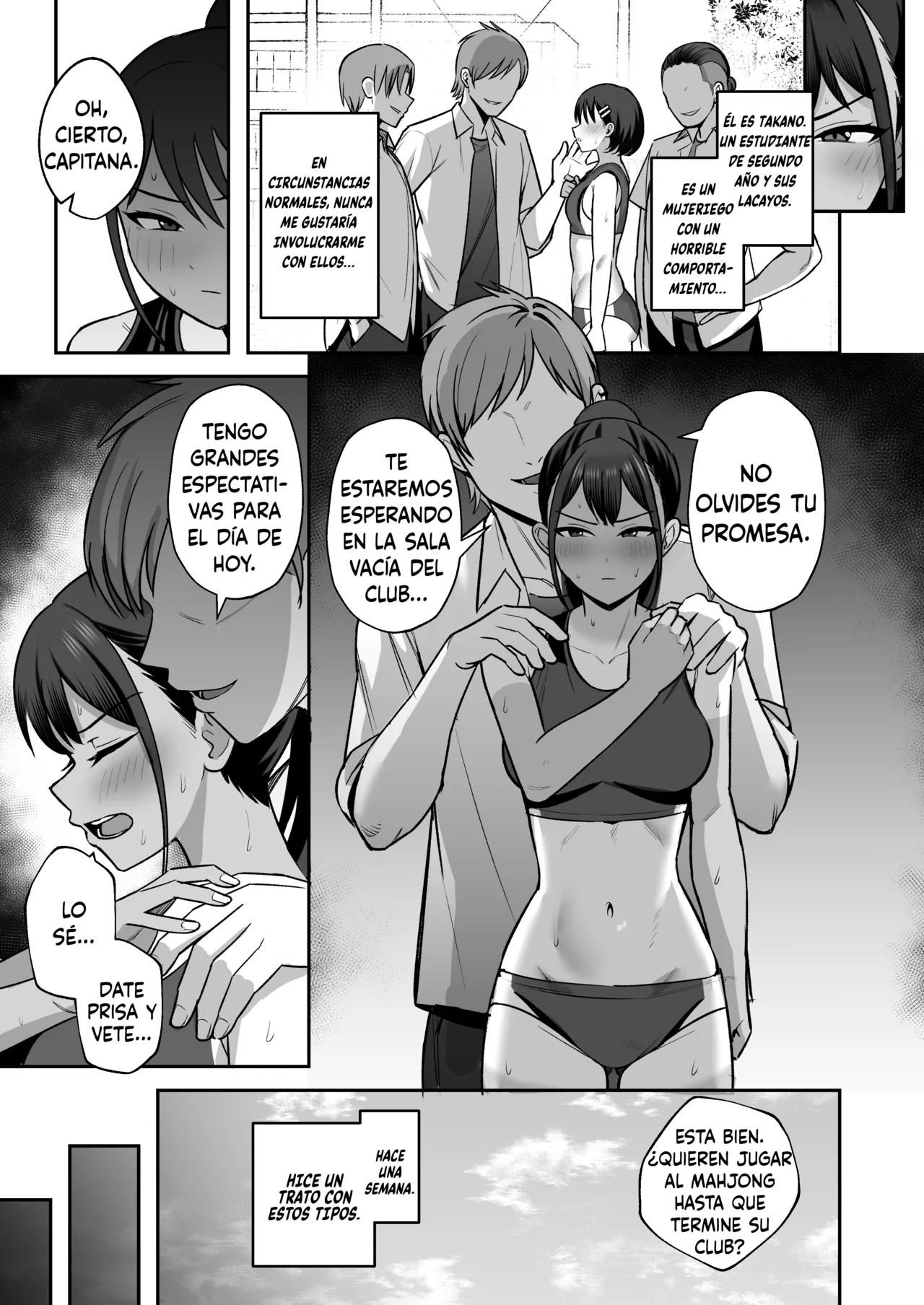 Rikujoubu Buchou, Yankee-tachi ni Otosareru | La Capitana del Club de Atletismo es Sometida por un Grupo de Delinquentes - Page 5