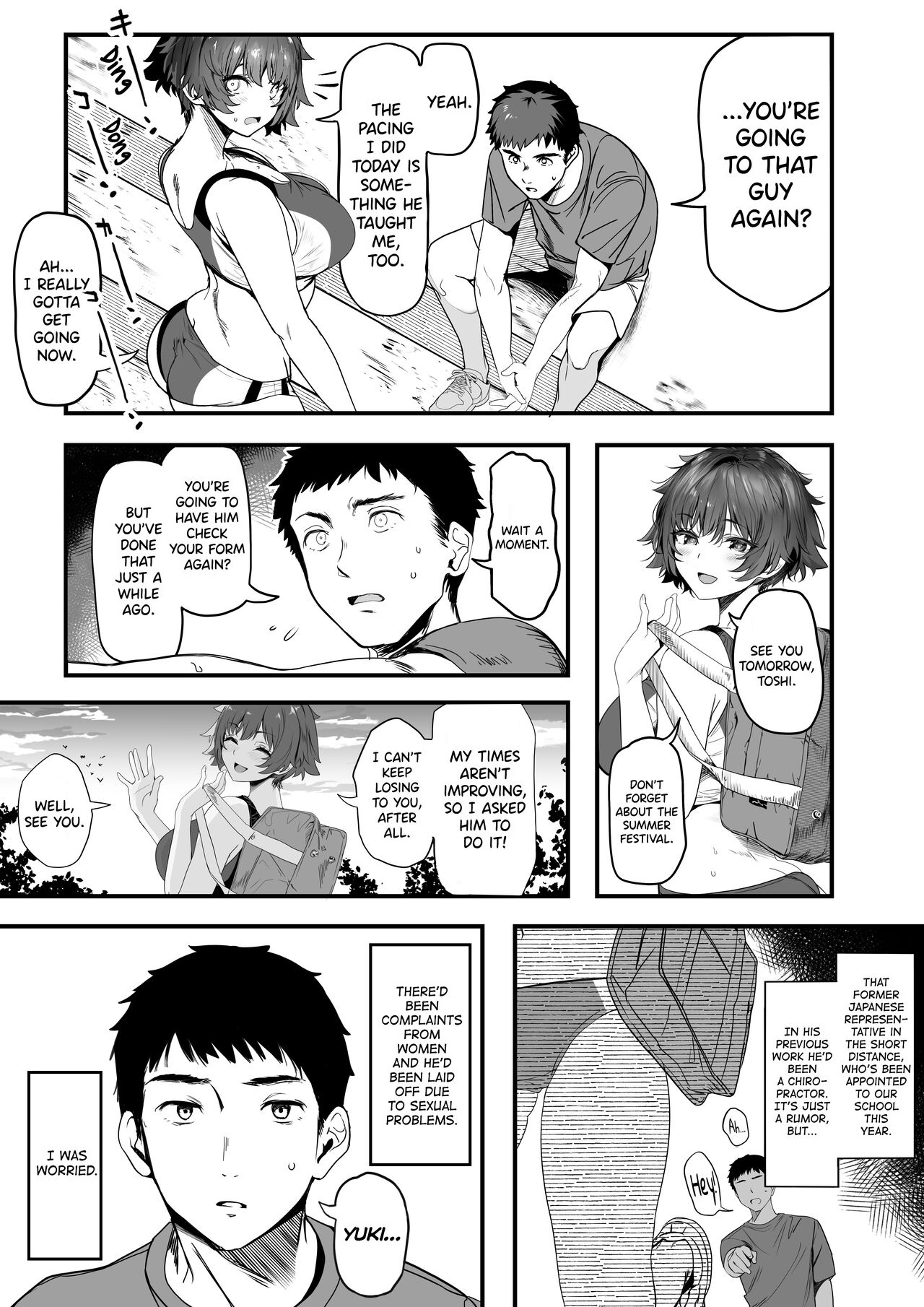 Rikujoubu no Bokukko Doukyuusei ga Chuunen Komon ni Mesu ni Sareru Ichibu Shijuu - Page 7