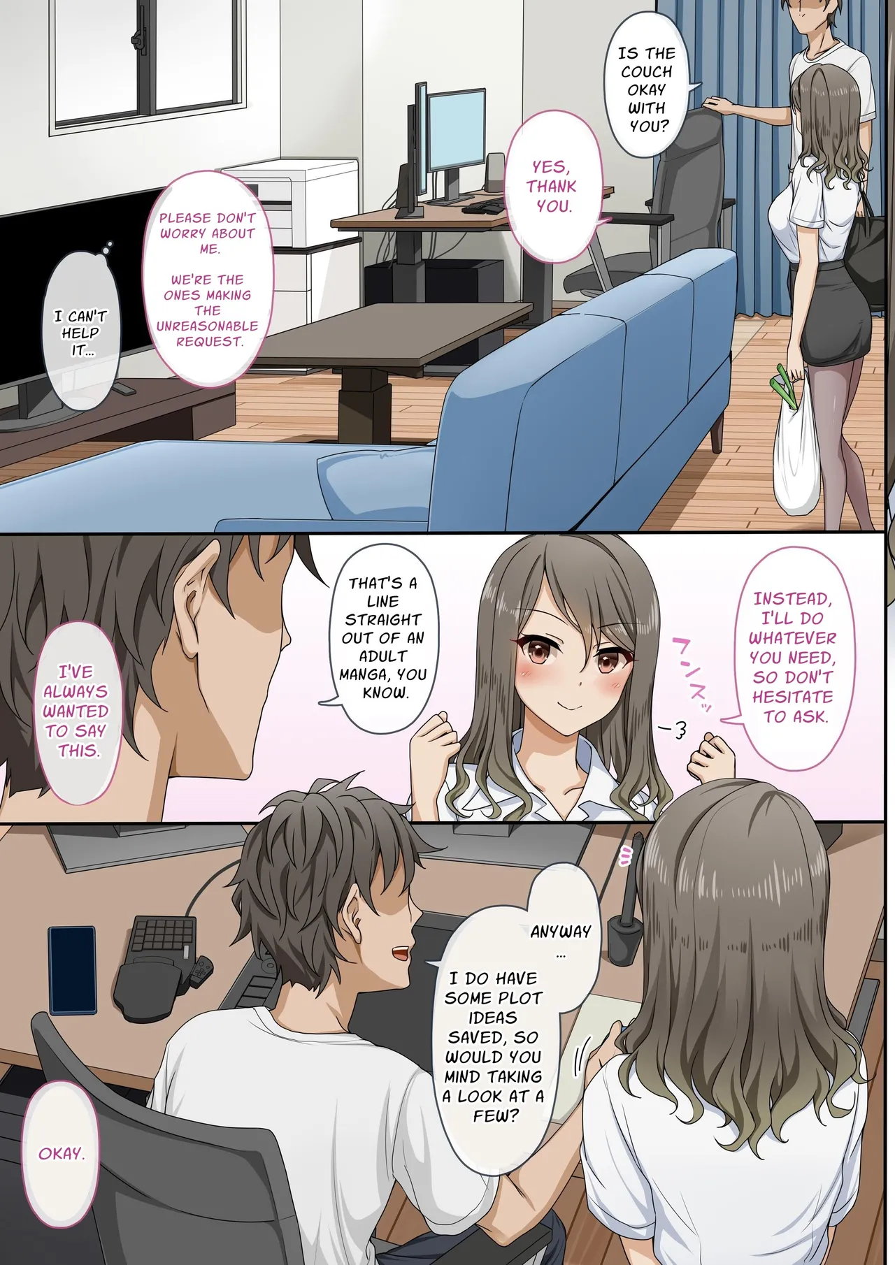 Sawayaki Bijin no Ero Manga Henshuu-san ni Nukimakutte Morai nagara Genkou Ganbaru Hanashi - Page 4
