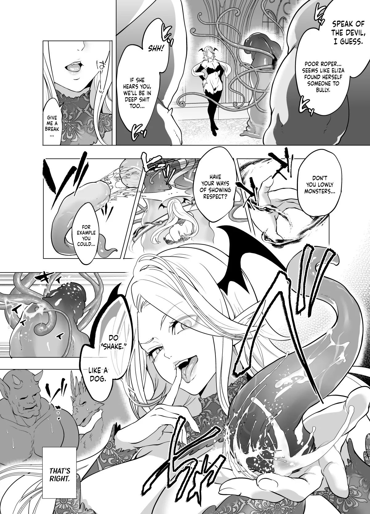 Shokushu Kan Haramase de Takabisha Succubus o Wakaraseru! - Page 4