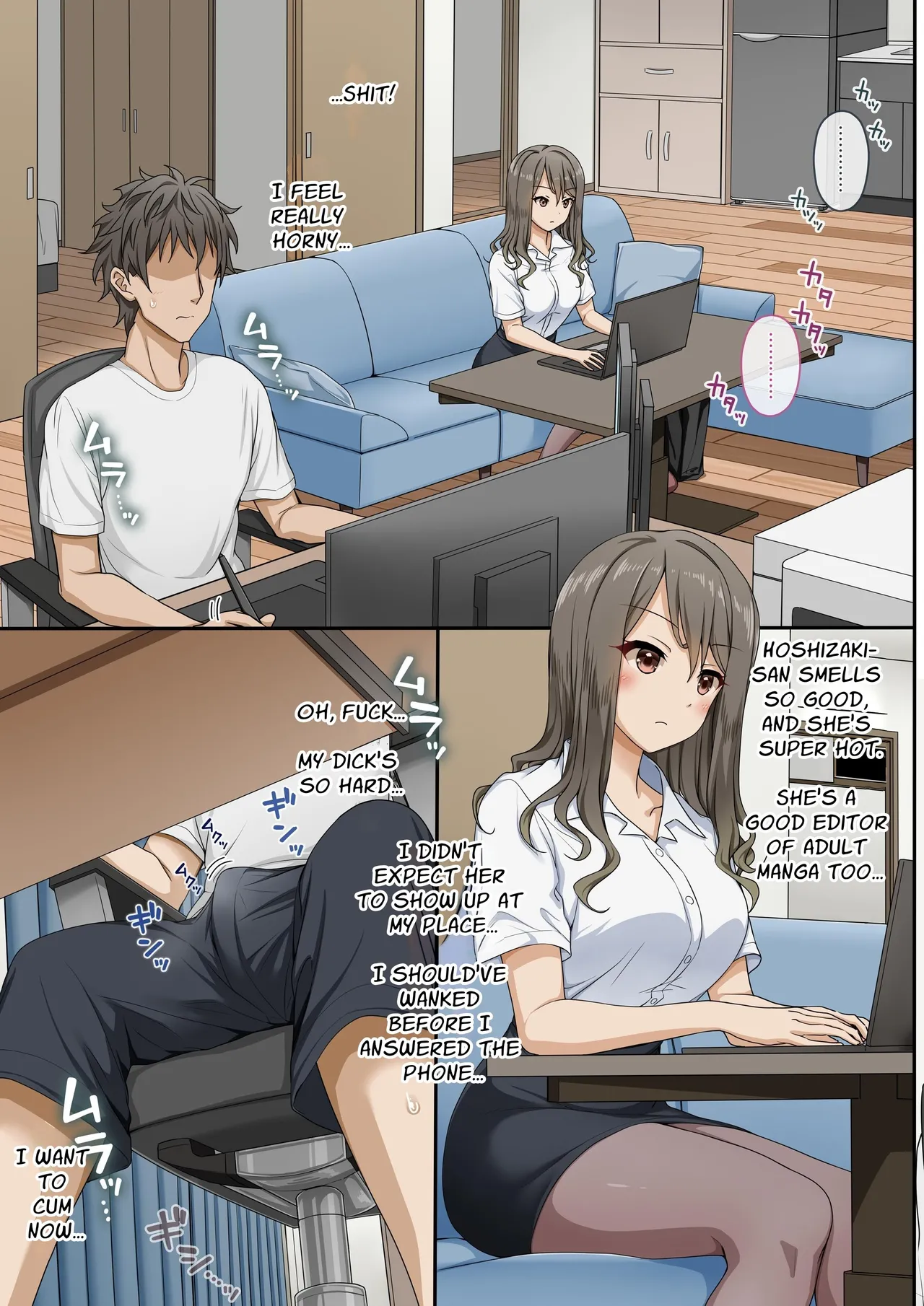 Sawayaki Bijin no Ero Manga Henshuu-san ni Nukimakutte Morai nagara Genkou Ganbaru Hanashi - Page 6