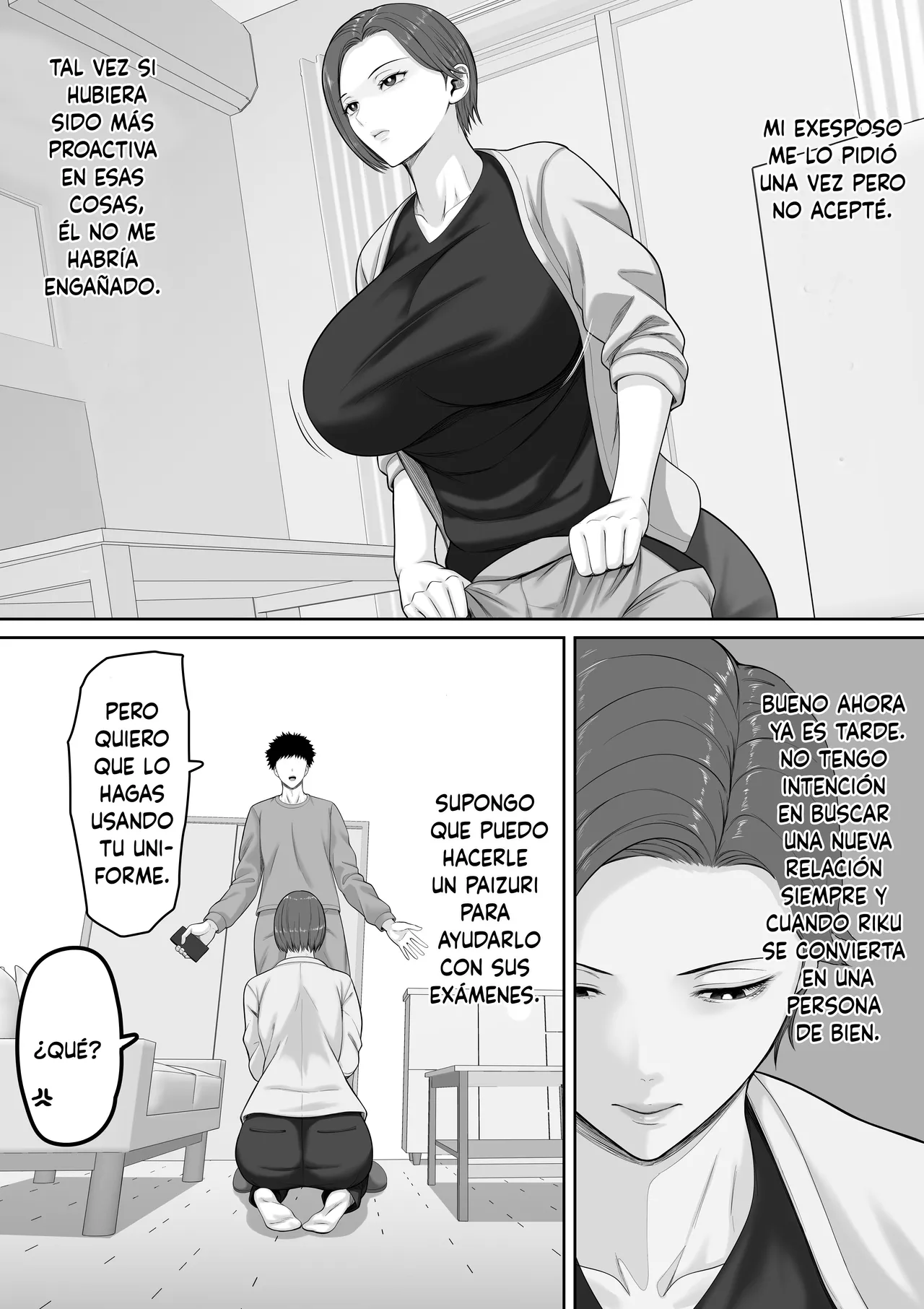 Bakunyuudakedo majimena jyunsa buchou okaasanga oreno chinpowo chitsukokide nuitekureru hanashi - Page 24