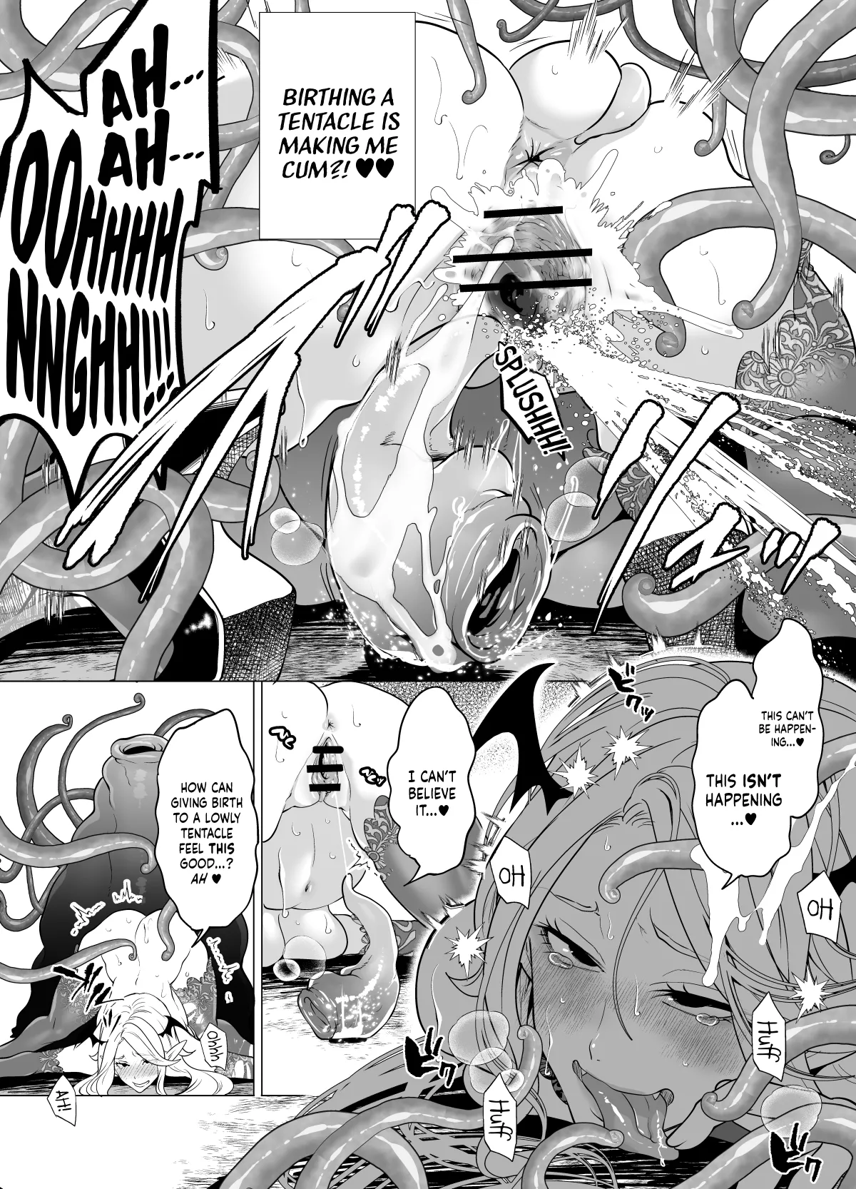 Shokushu Kan Haramase de Takabisha Succubus o Wakaraseru! - Page 25