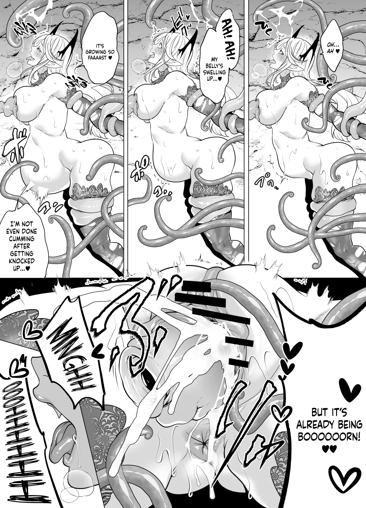 Shokushu Kan Haramase de Takabisha Succubus o Wakaraseru! - Page 33