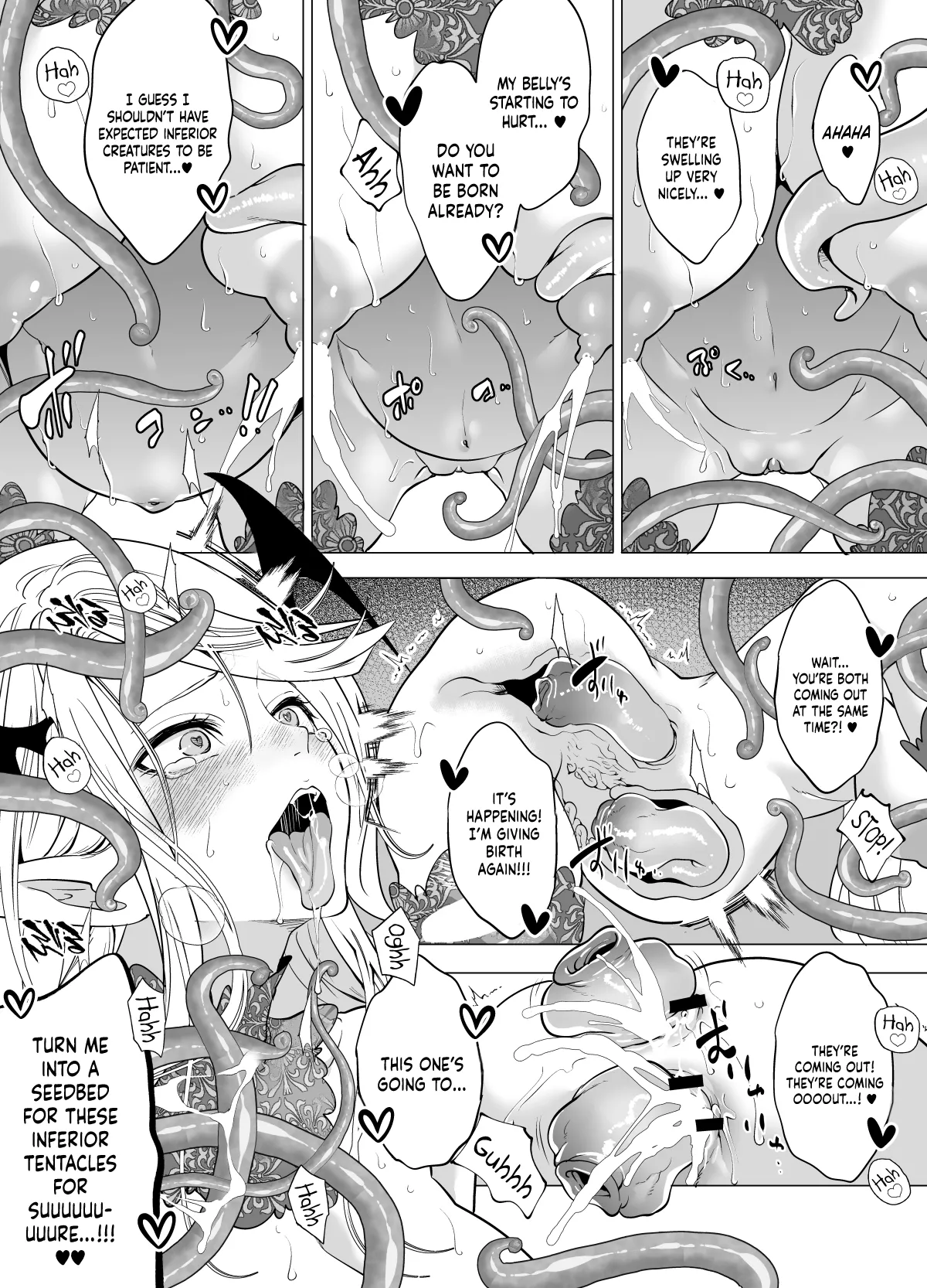 Shokushu Kan Haramase de Takabisha Succubus o Wakaraseru! - Page 38