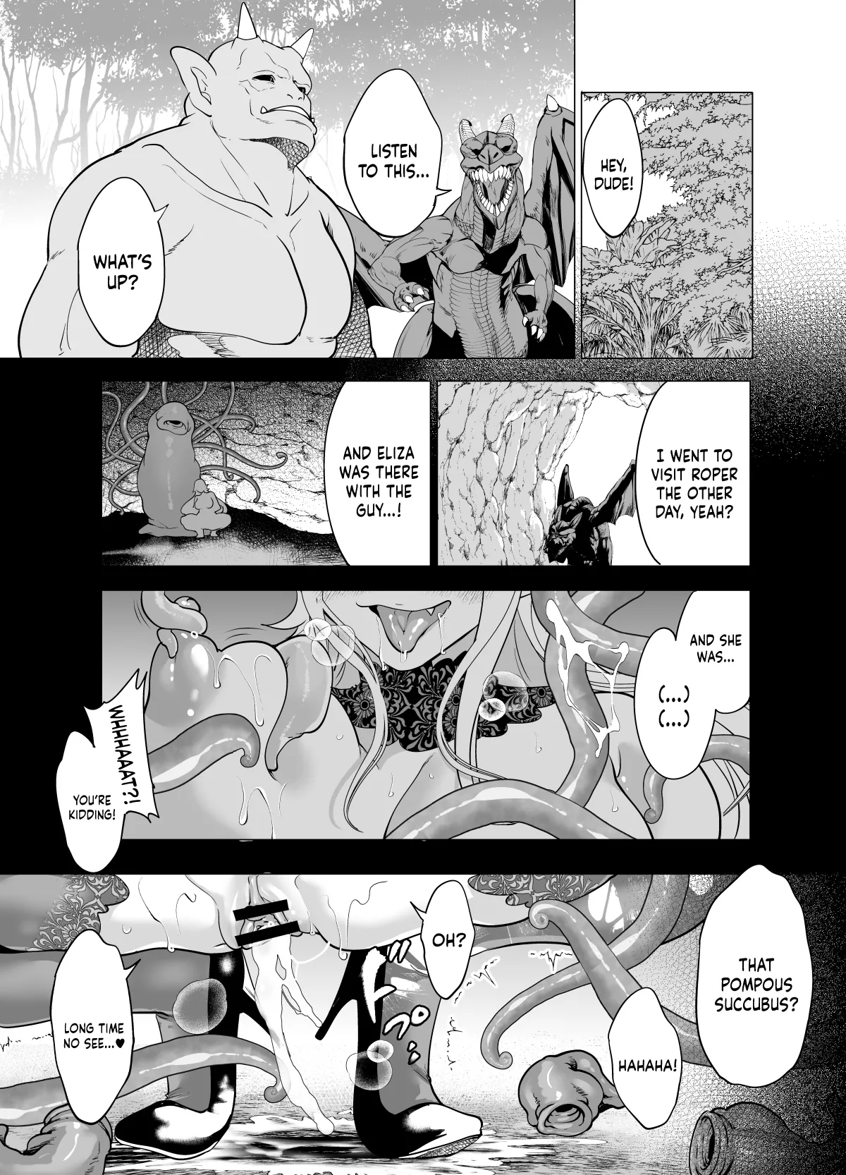 Shokushu Kan Haramase de Takabisha Succubus o Wakaraseru! - Page 51