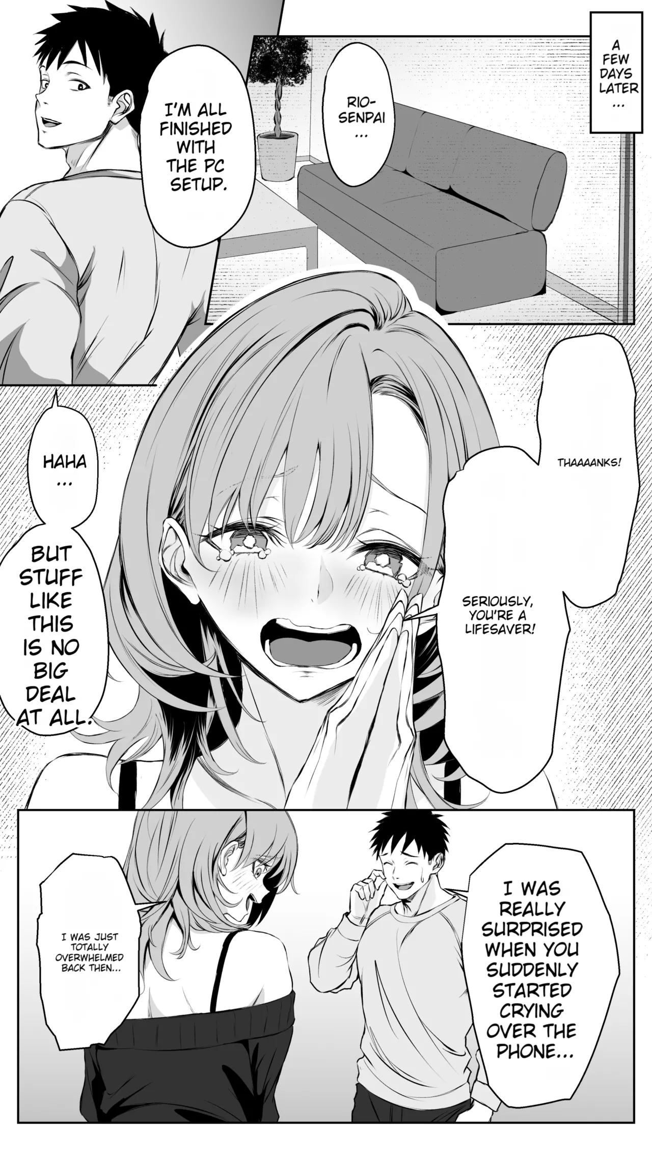Kareshi ni Betabore Chuu no Gal Senpai ga, Ore to Tsukiau made – Be my girlfriend! Rio-senpai! - Page 9