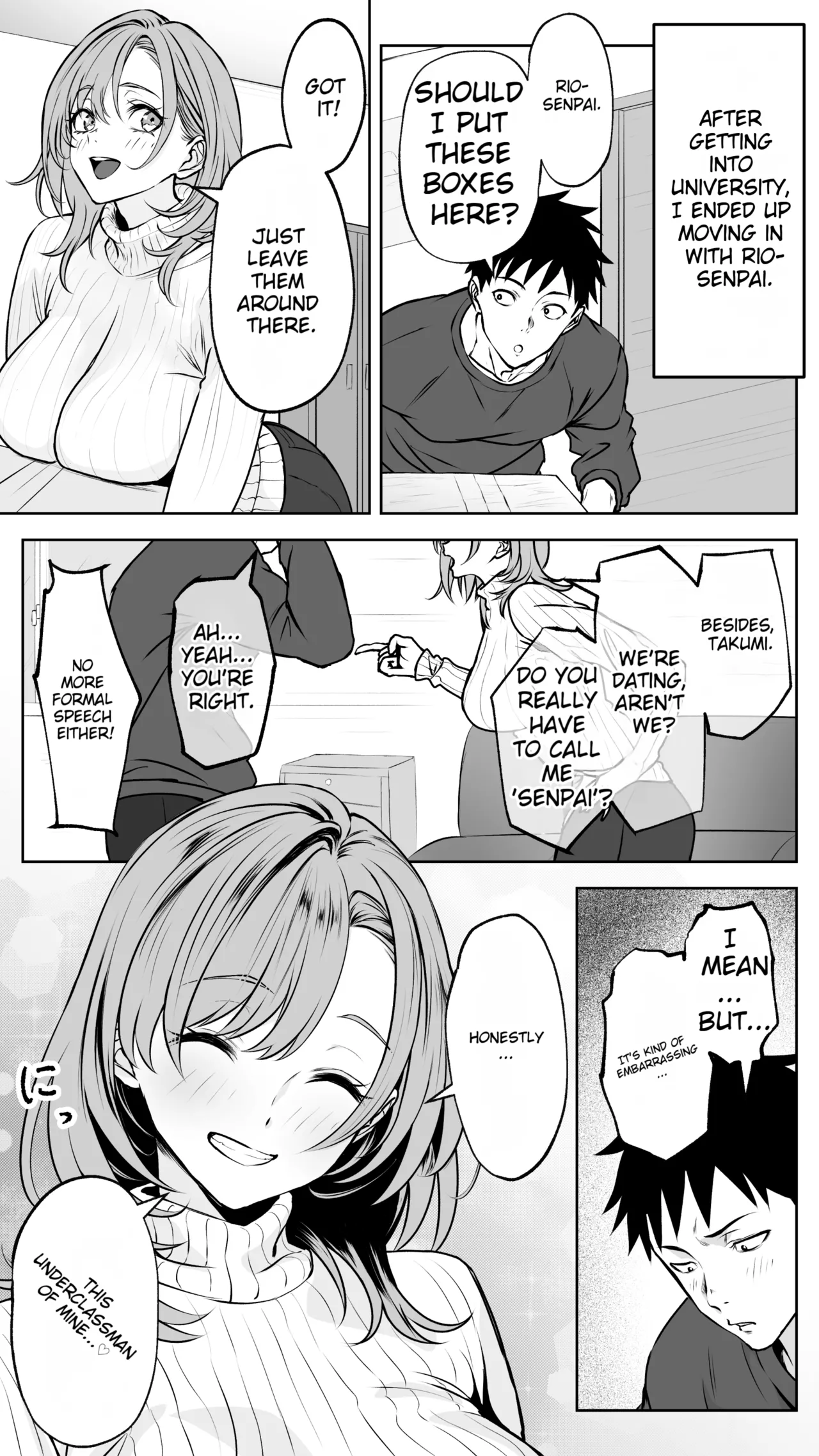 Kareshi ni Betabore Chuu no Gal Senpai ga, Ore to Tsukiau made – Be my girlfriend! Rio-senpai! - Page 61