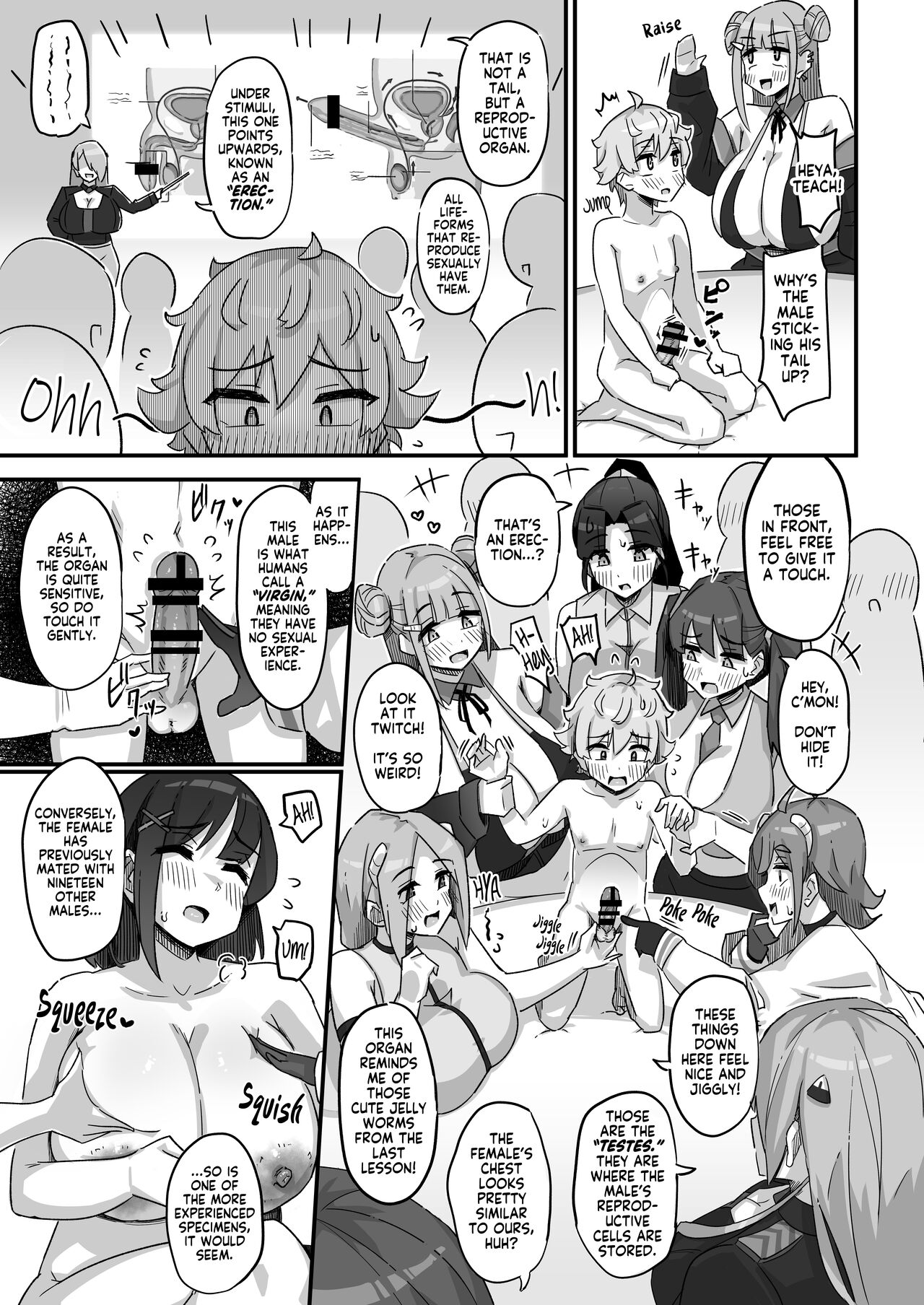 Kyou no Jugyou wa, Chikyuujin no Hanshoku Katsudou no Kansatsu desu - Page 10